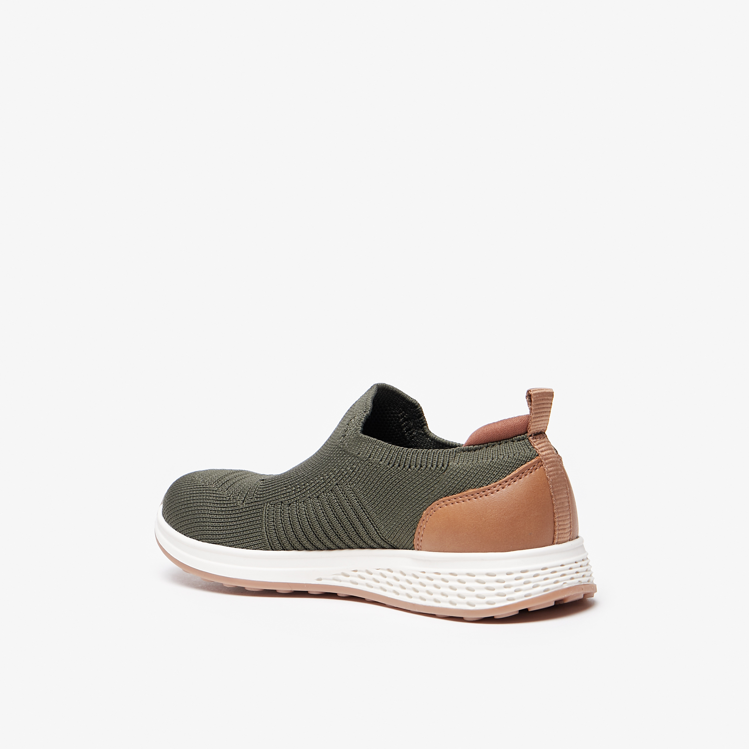 Mister Duchini Mesh Slip-On Sneakers with Pull Tabs-boys-shoes-sneakers-image-2