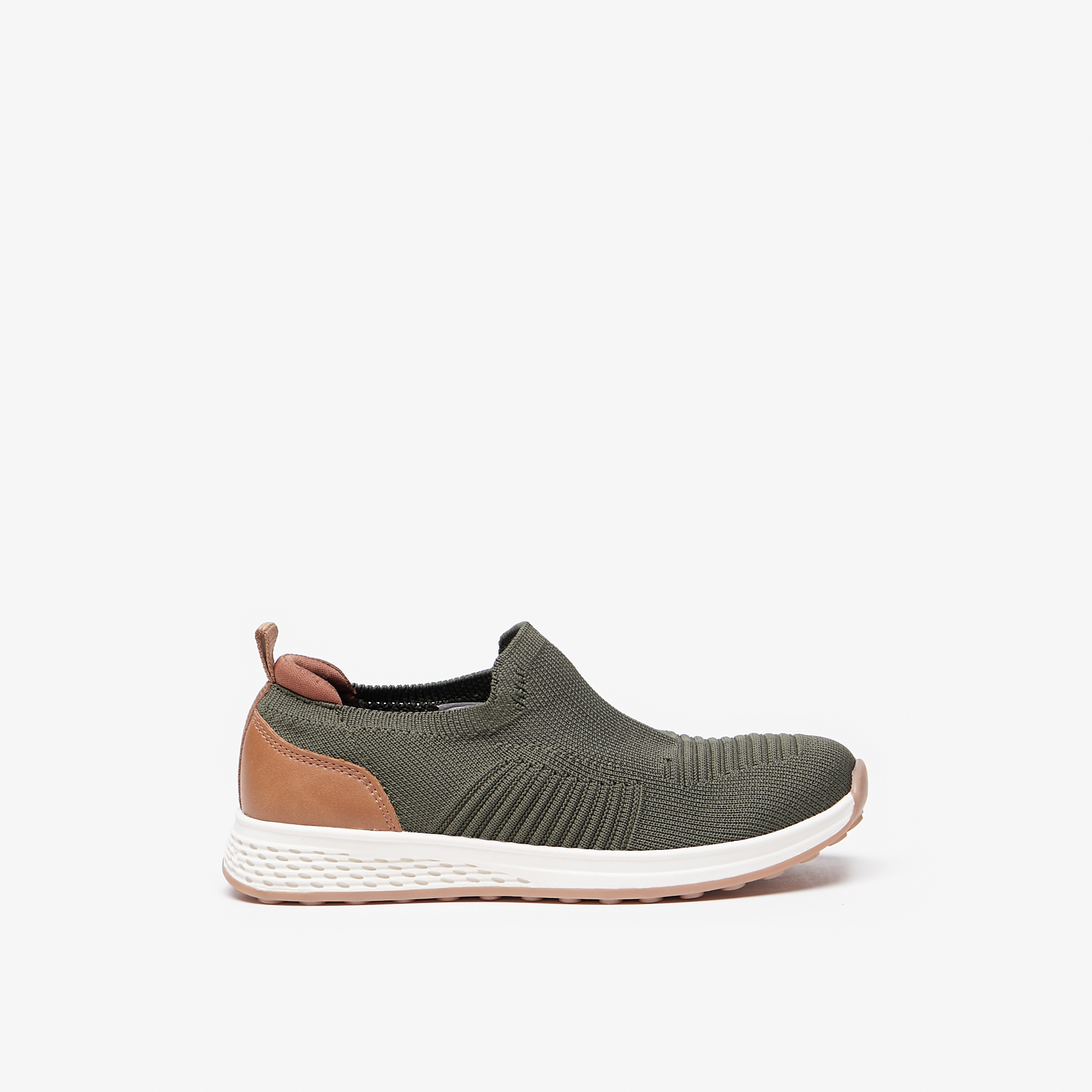 Mister Duchini Mesh Slip-On Sneakers with Pull Tabs-boys-shoes-sneakers-image-3
