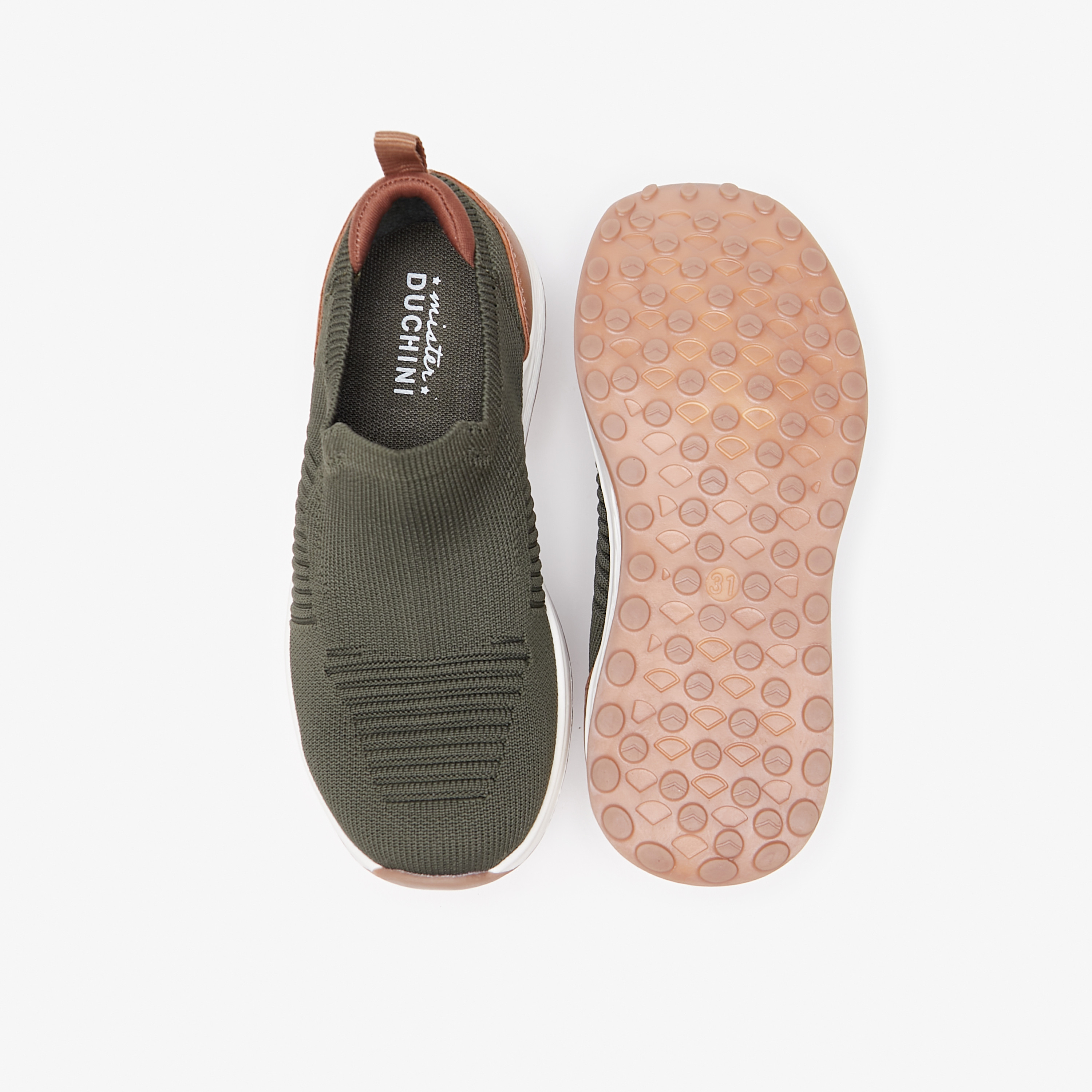 Mister Duchini Mesh Slip-On Sneakers with Pull Tabs-boys-shoes-sneakers-image-4
