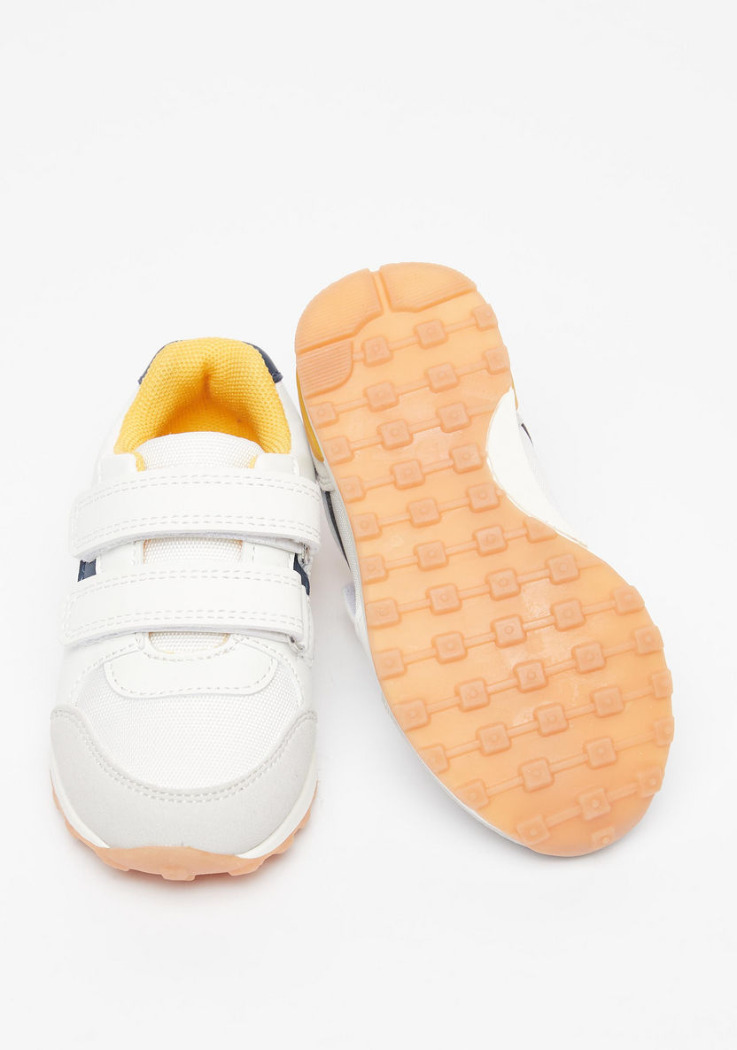 Barefeet Colourblock Sneakers with Hook and Loop Closure-Baby Boy%27s Shoes-image-2