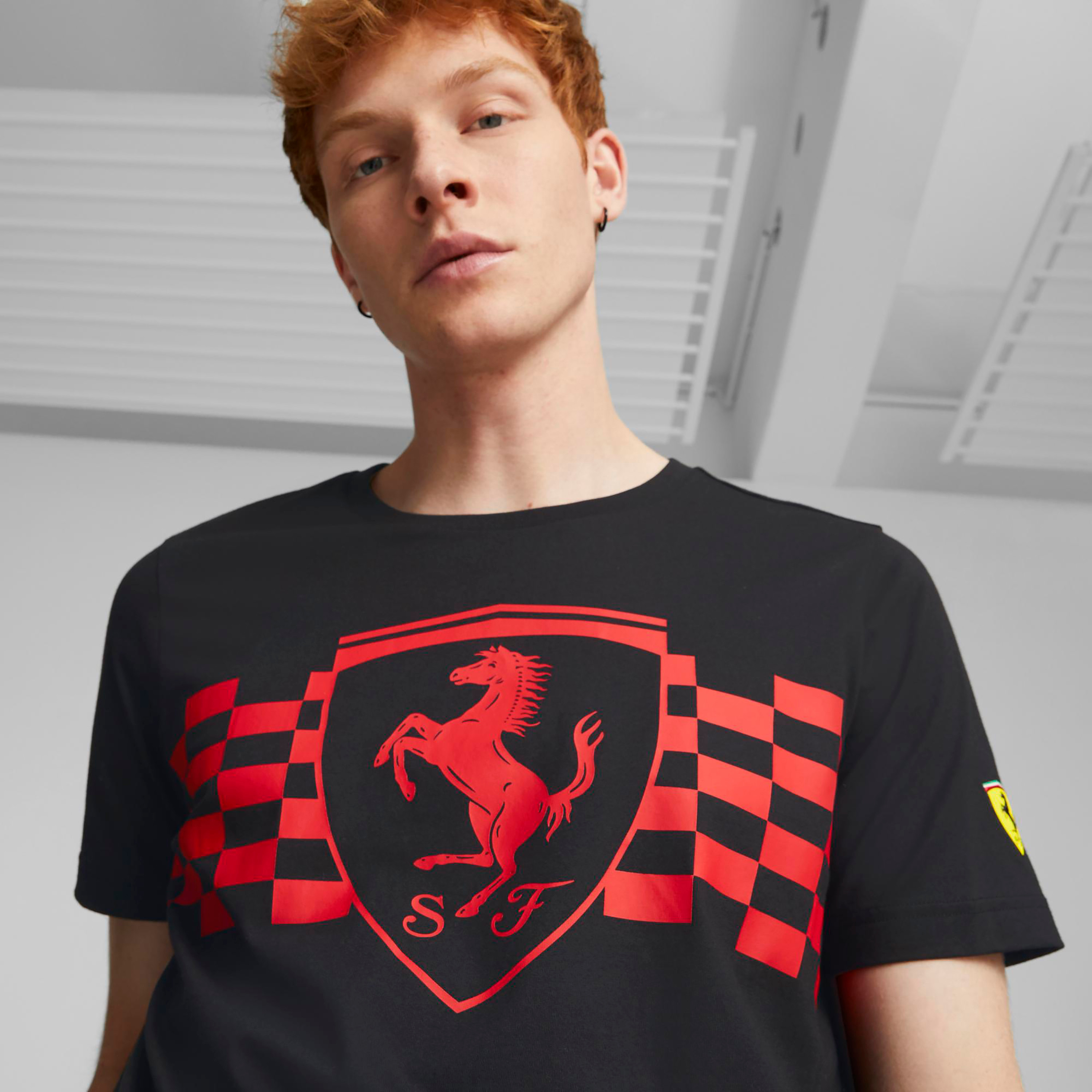 Puma Ferrari Race Ton Shield Women T-Shirt 53584901-sports-women-clothing-tshirtsandvests-image-3