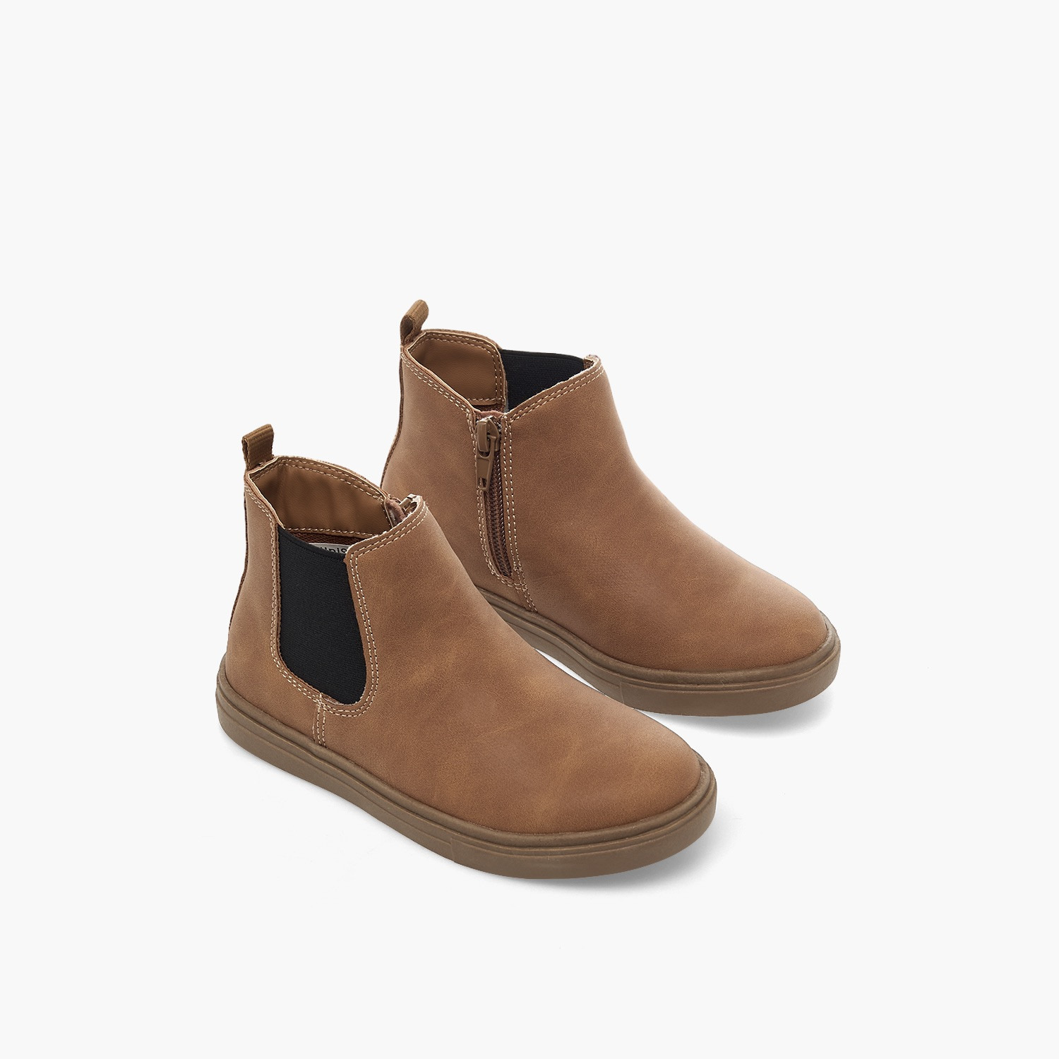 Juniors Boys Slip-On Ankle Boots-boys-shoes-boots-image-1