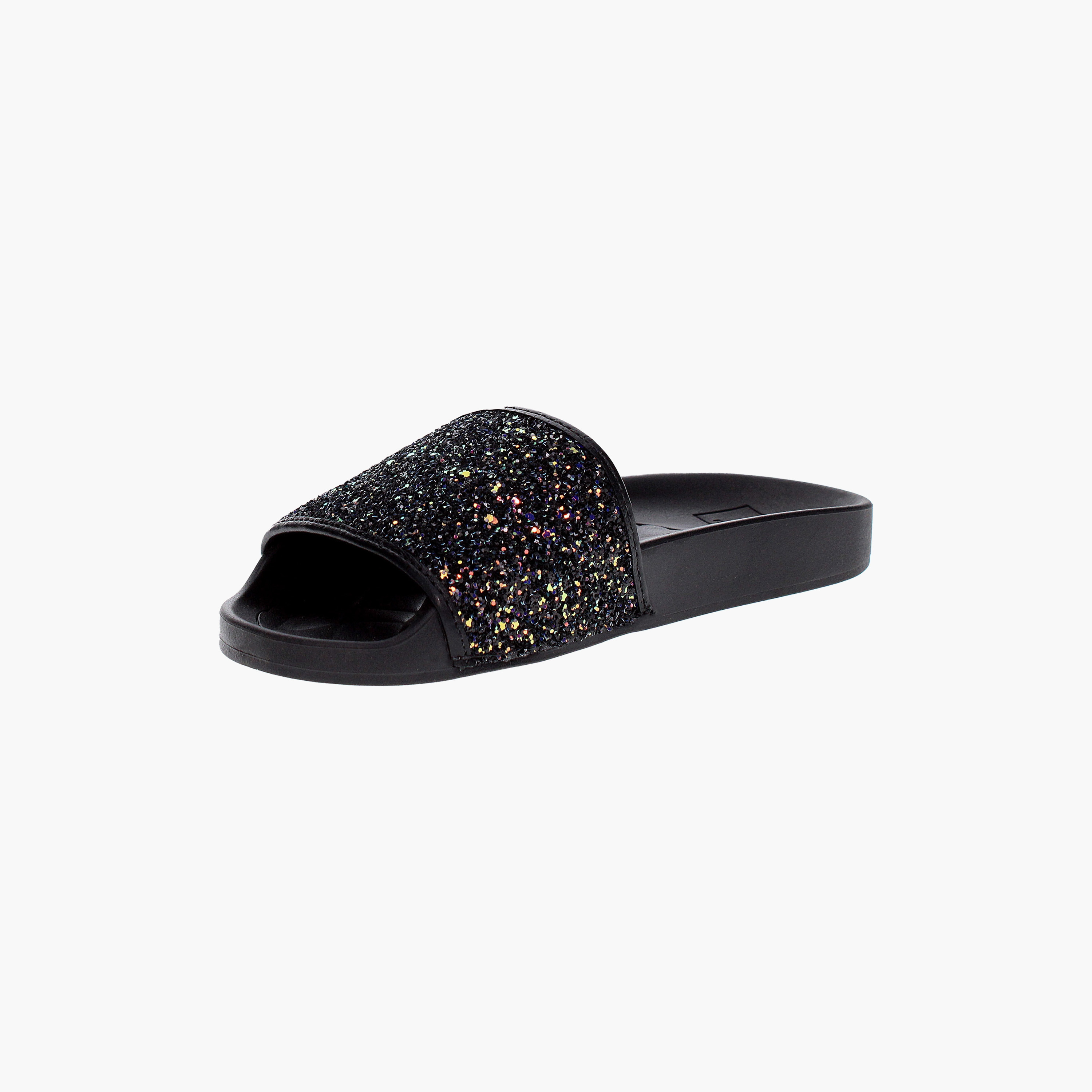Moleca by Geoomnii Women's Glitter Detail Slides | 5414-107-12781         -women-shoes-sandals-flats-image-9