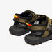 Juniors Textured Back Strap Sandals with Hook and Loop Closure-Boy%27s Sandals-thumbnail-2