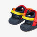 Juniors Textured Back Strap Sandals with Hook and Loop Closure-Boy%27s Sandals-thumbnail-2