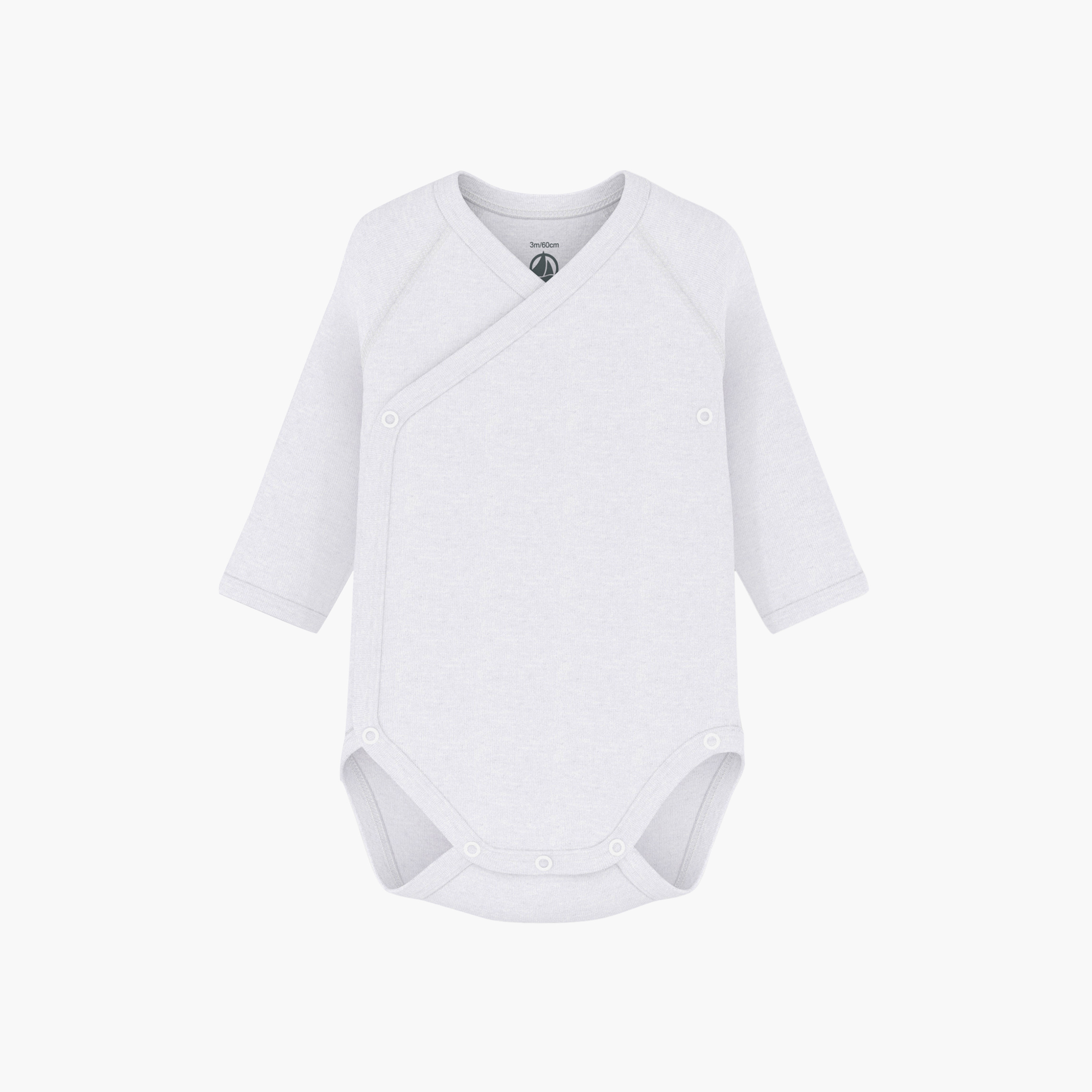 طقم بودي سوت سادة بأكمام طويلة (قطعتان) من بيتيت باتو-baby-boys-clothing-bodysuits-image-3