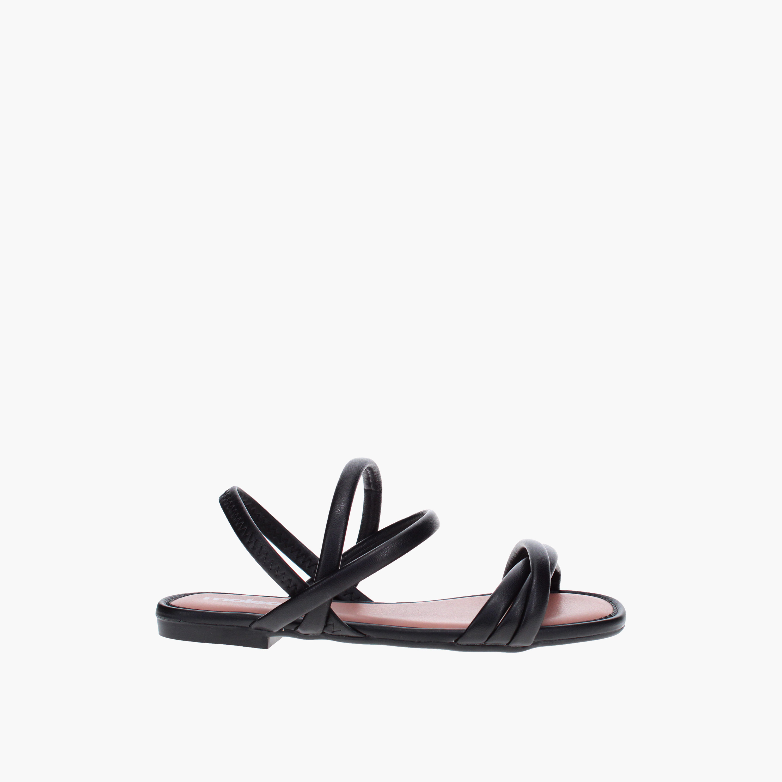 Moleca by Geoomnii Women's Elastic Brei Strap Sandals | 5435-542-27539-15745        -women-shoes-sandals-flats-image-3