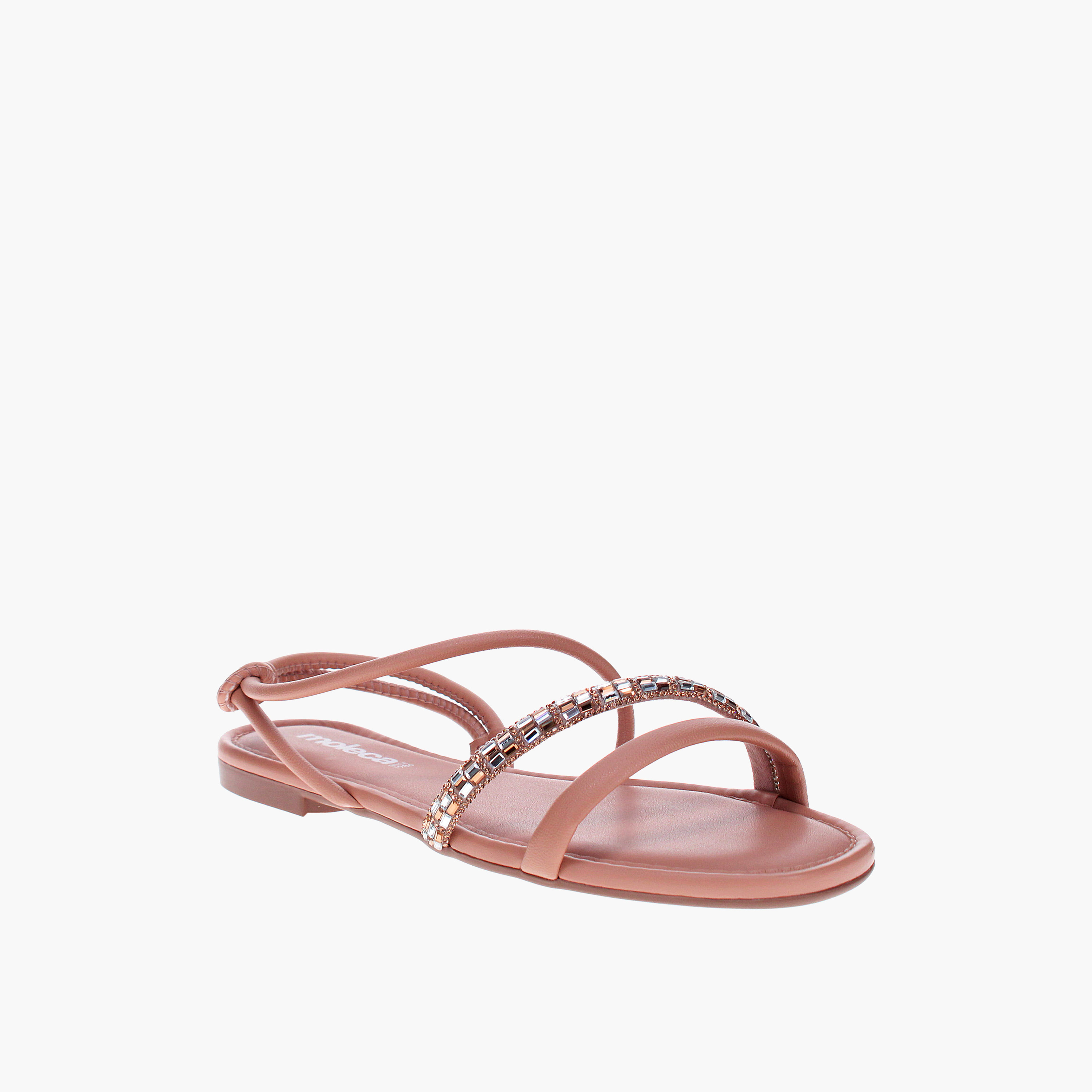 Moleca by Geoomnii Women's Elastic Tai Strap Sandals | 5435-543-27548-96601        -women-shoes-sandals-flats-image-1