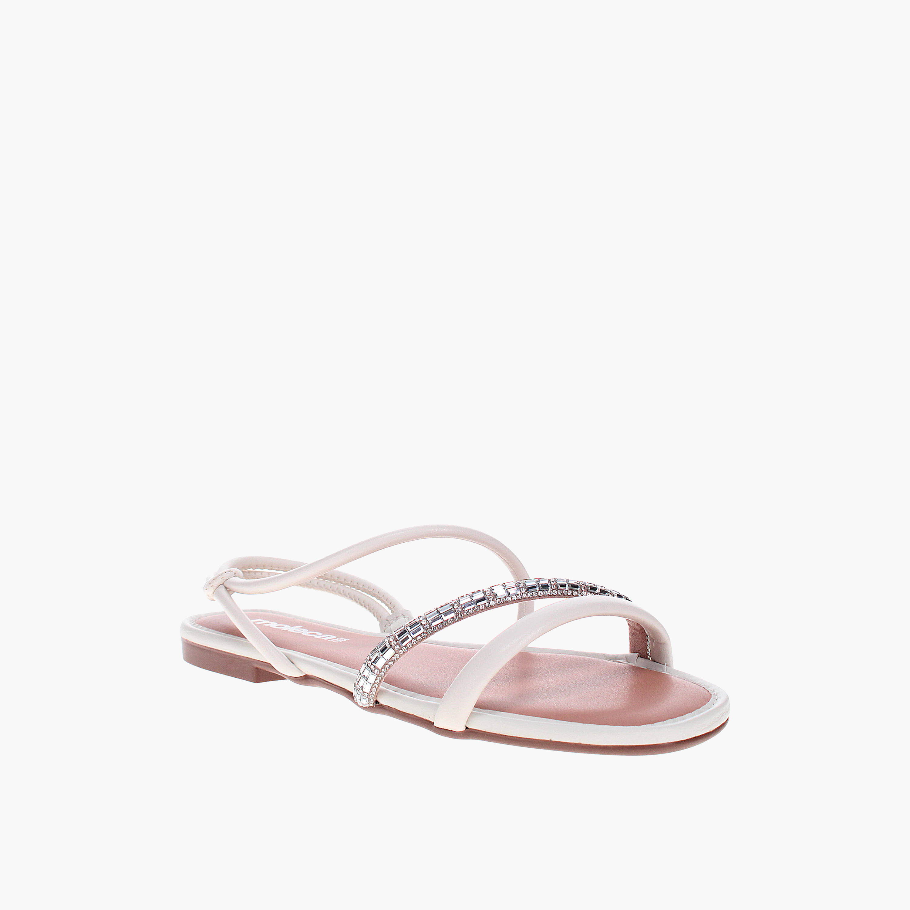 Moleca by Geoomnii Women's Elastic Iara Strap Sandals | 5435-543-27548-96604        -women-shoes-sandals-flats-image-1