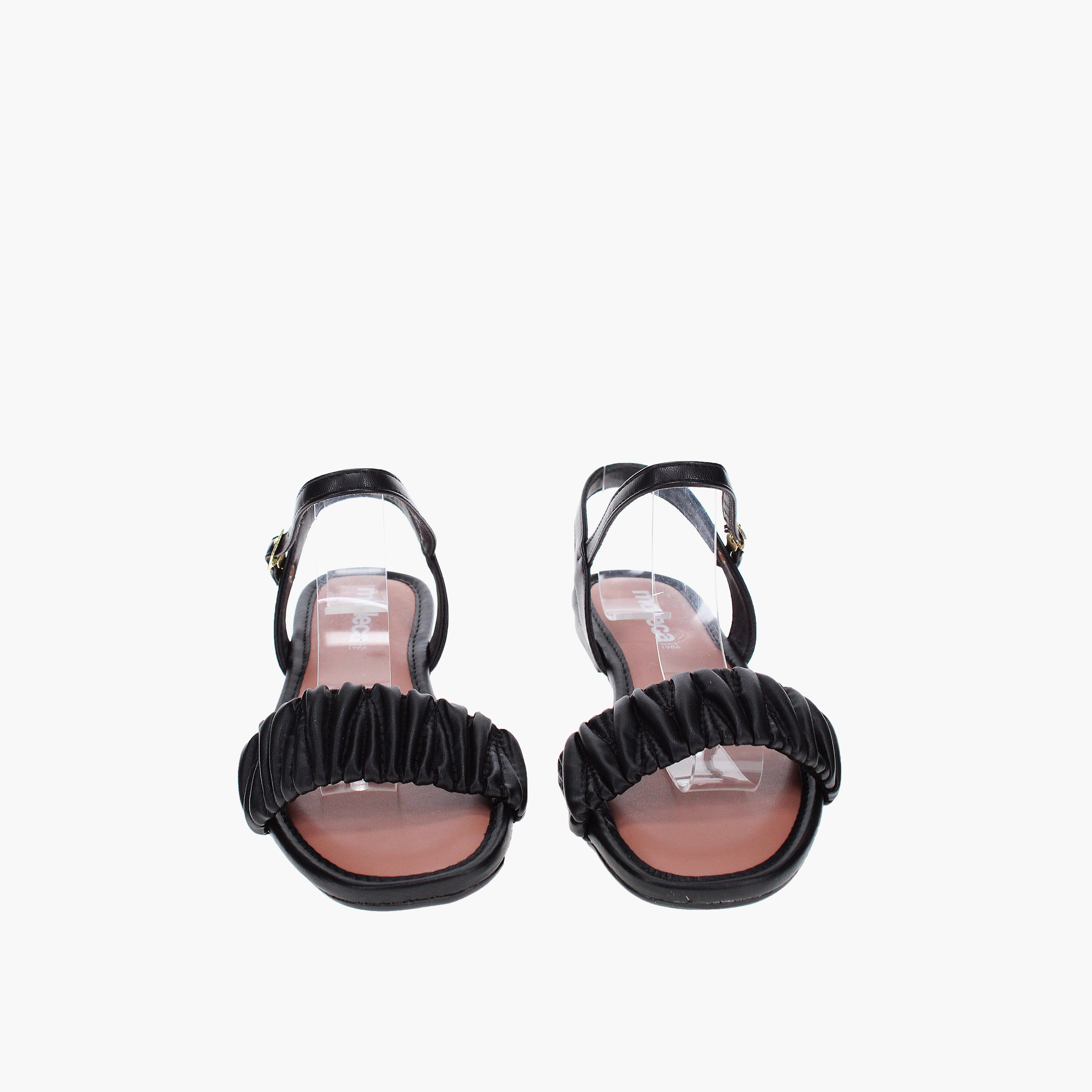 MOLECA by Geoomnii Women's Buckle Sil Slide Sandals          -women-shoes-sandals-flats-image-3