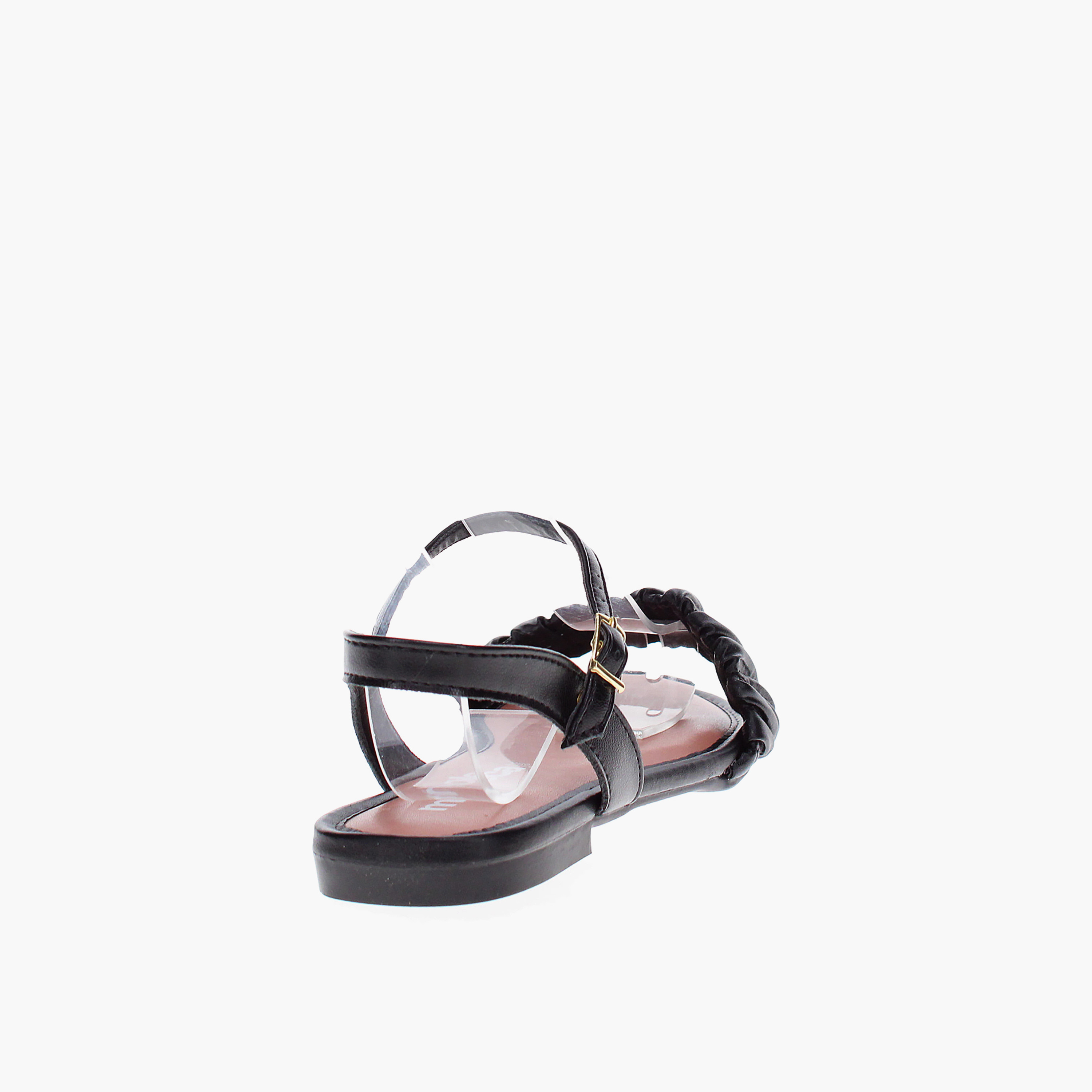 MOLECA by Geoomnii Women's Buckle Sil Slide Sandals          -women-shoes-sandals-flats-image-5