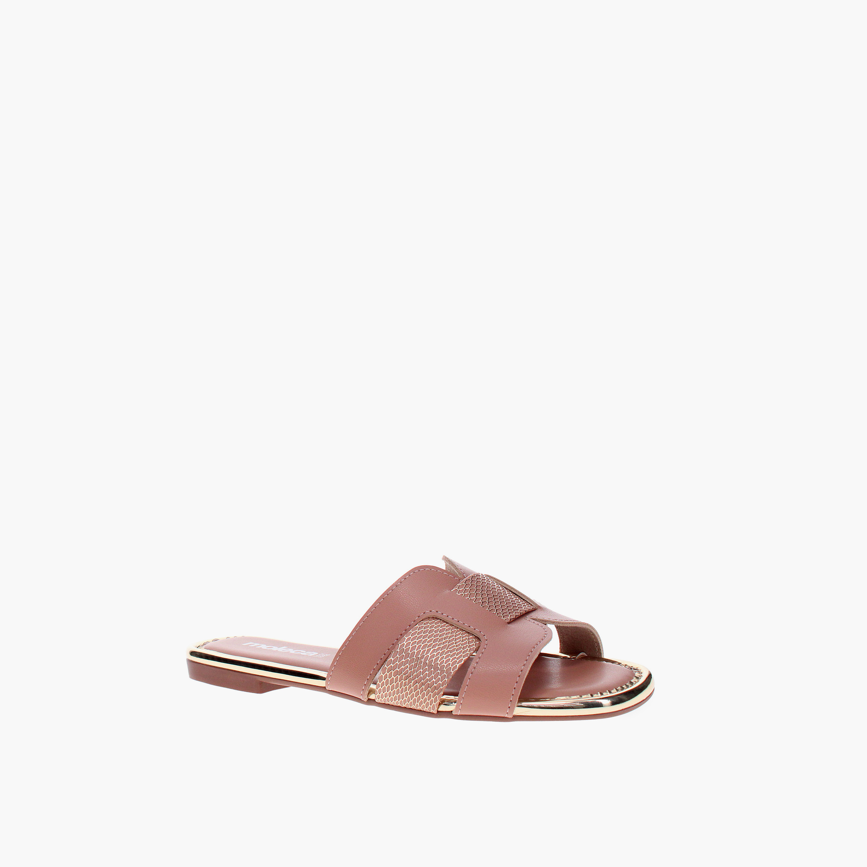 Moleca by Geoomnii Women Slip-On Crystal Flat Slide Sandals | 5435-553-29850-102956       -women-shoes-sandals-flats-image-1