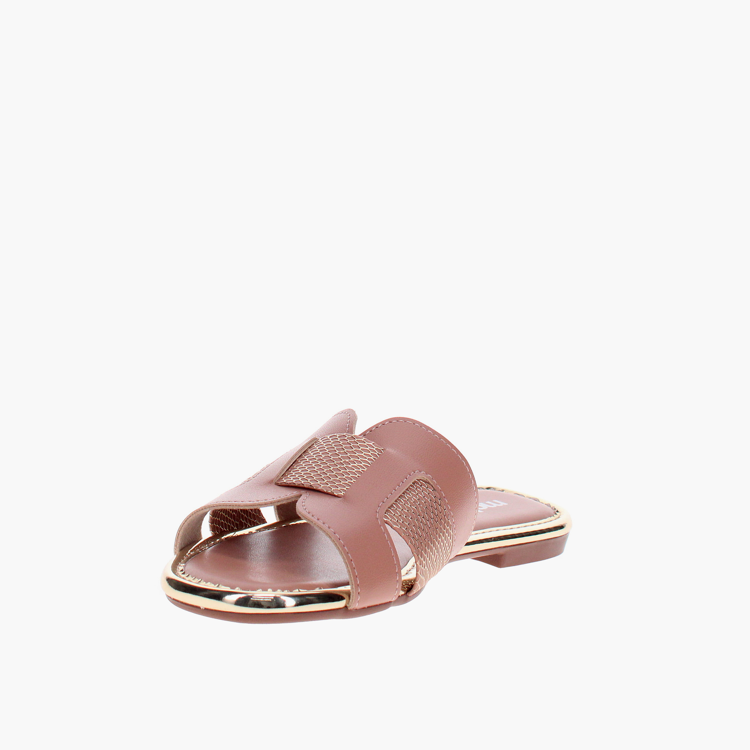 Moleca by Geoomnii Women Slip-On Crystal Flat Slide Sandals | 5435-553-29850-102956       -women-shoes-sandals-flats-image-3