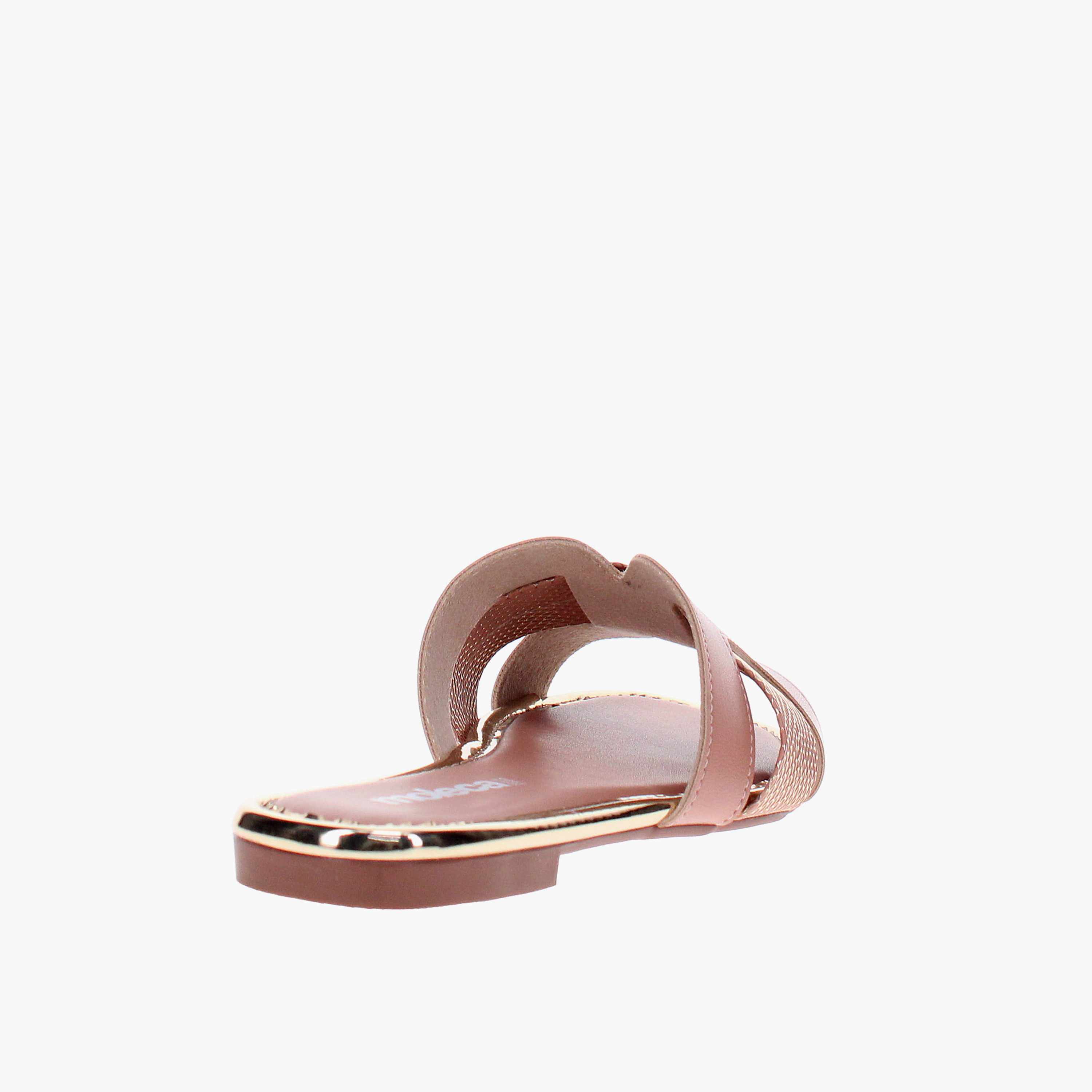 موليكا - صندل للنساء مسطح سهل الارتداء مزين بالكريستال | 5435-553-29850-102956-women-shoes-sandals-flats-image-5