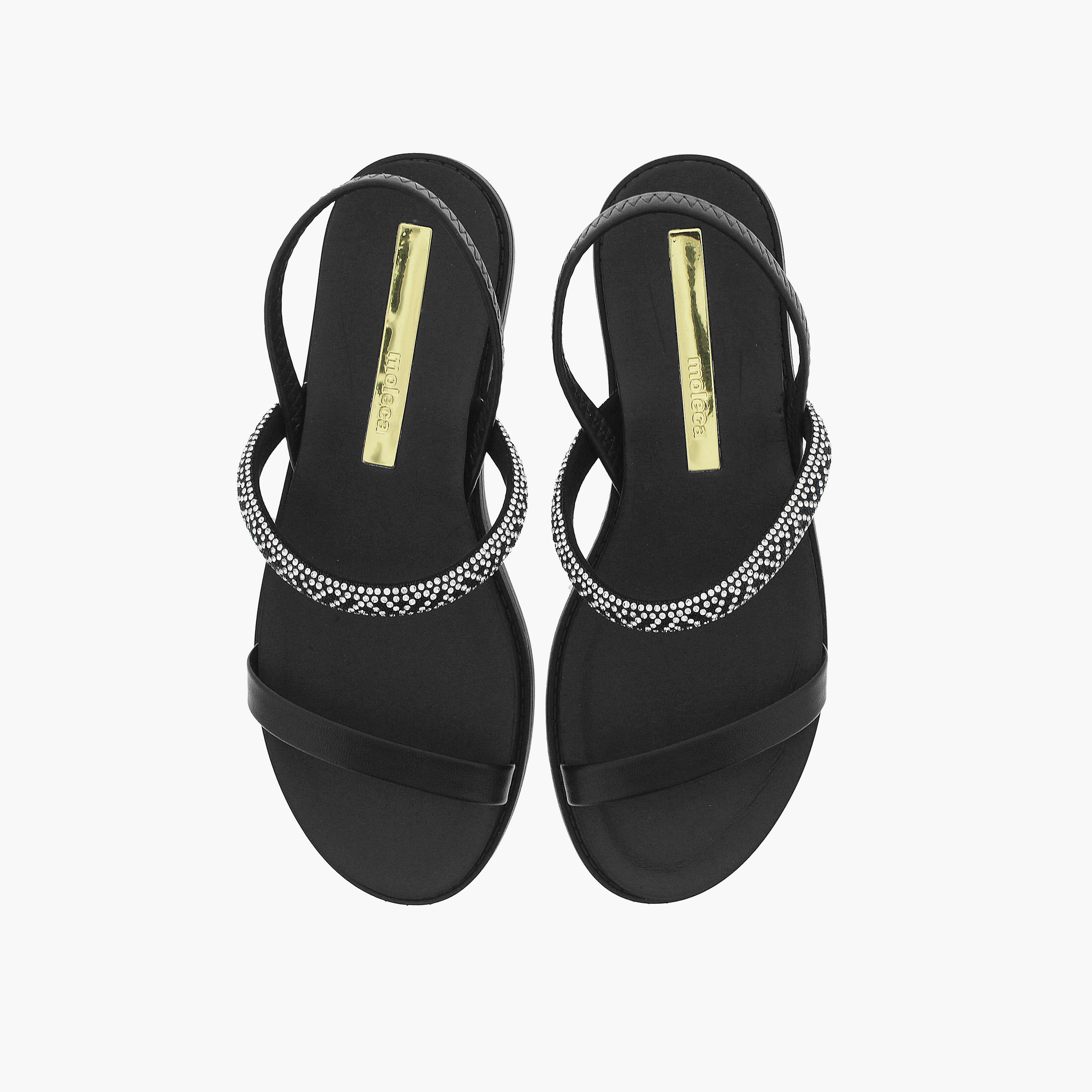 موليكا- صندل اينايات مرن حزام للنساء | 5443-231-28273-98349-women-shoes-sandals-flats-image-2