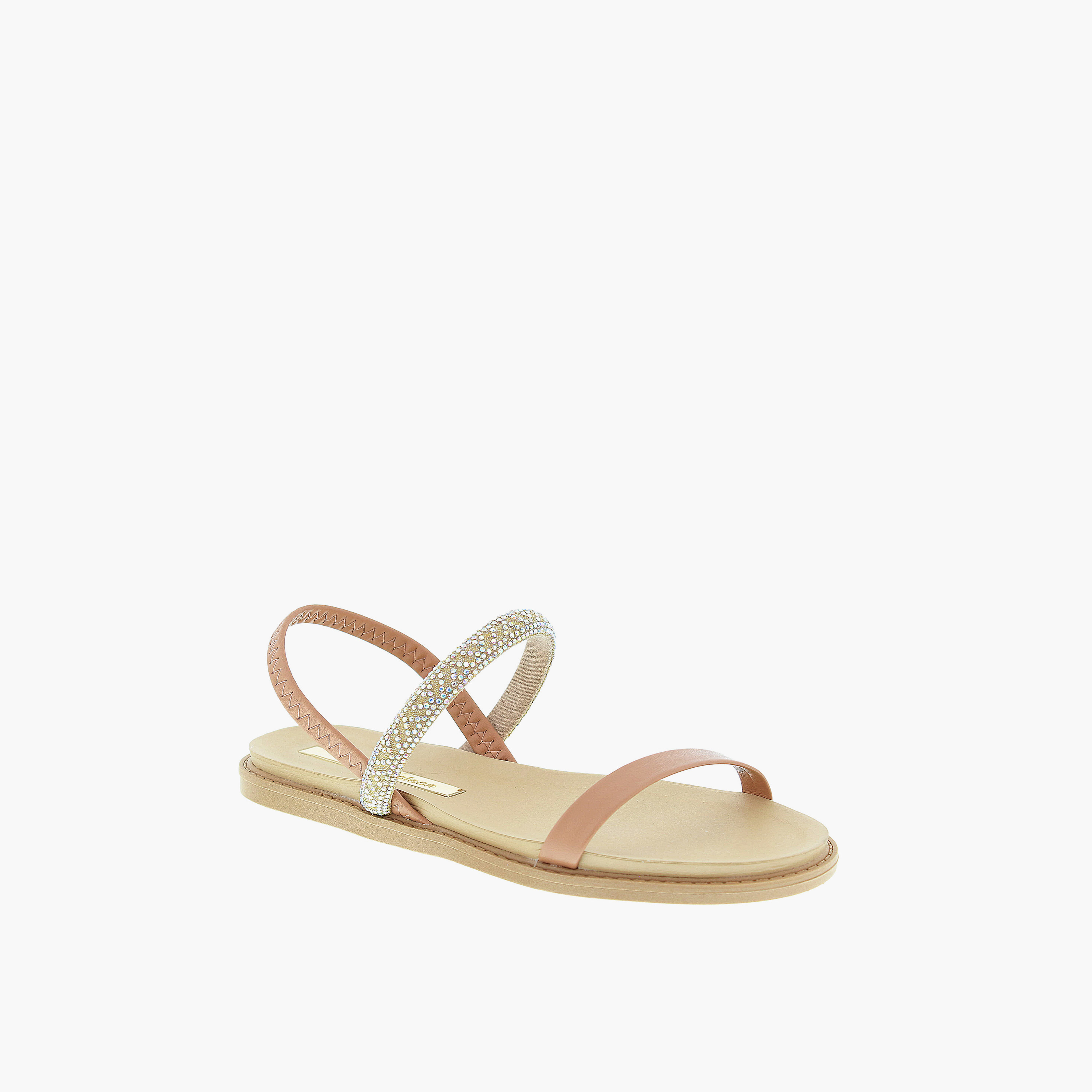 موليكا- صندل بوراي مرن حزام للنساء | 5443-231-28273-98358-women-shoes-sandals-flats-image-1