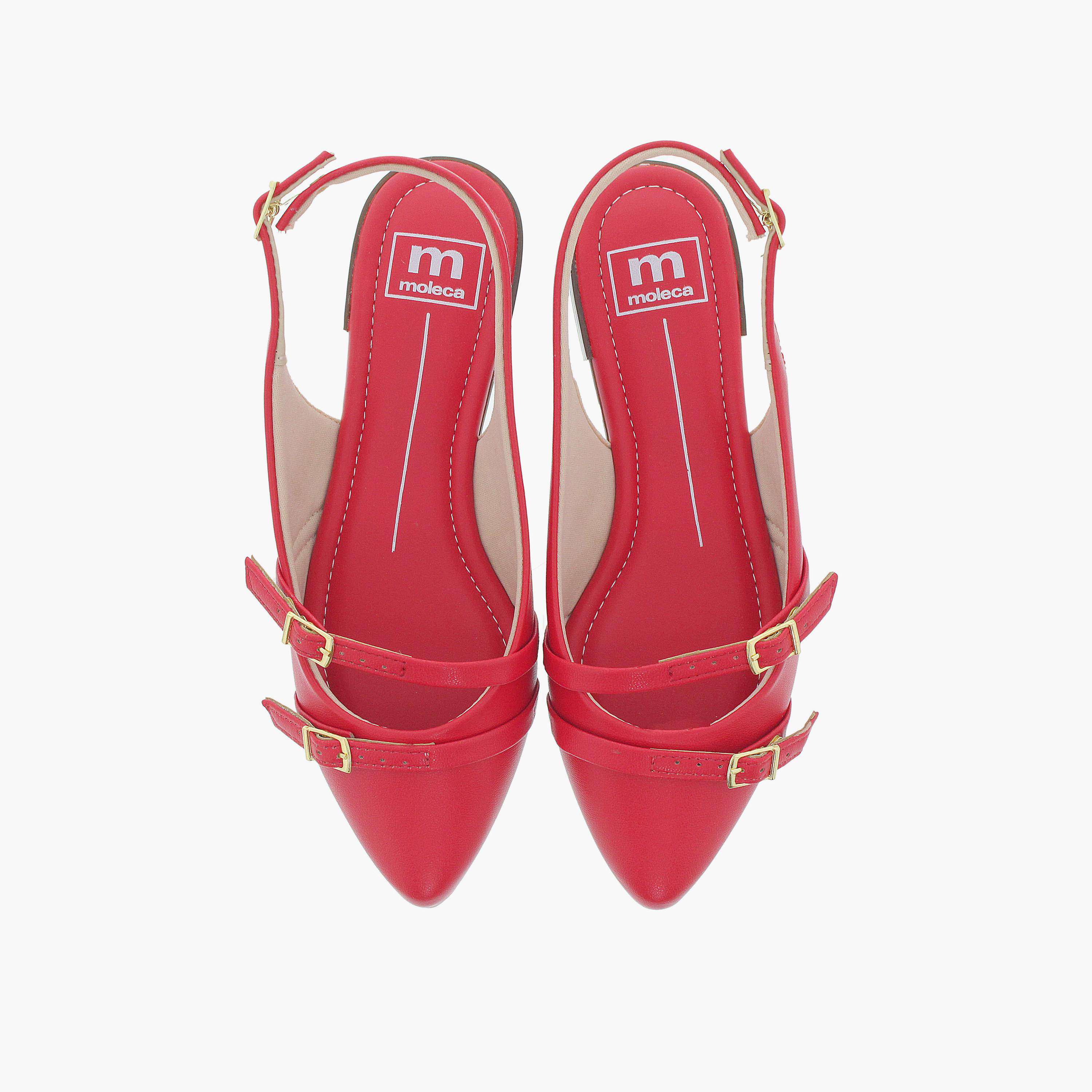 موليكا- صندل بايري بإبزيم حزام للنساء | 5444-332-9569-86347-women-shoes-sandals-flats-image-2
