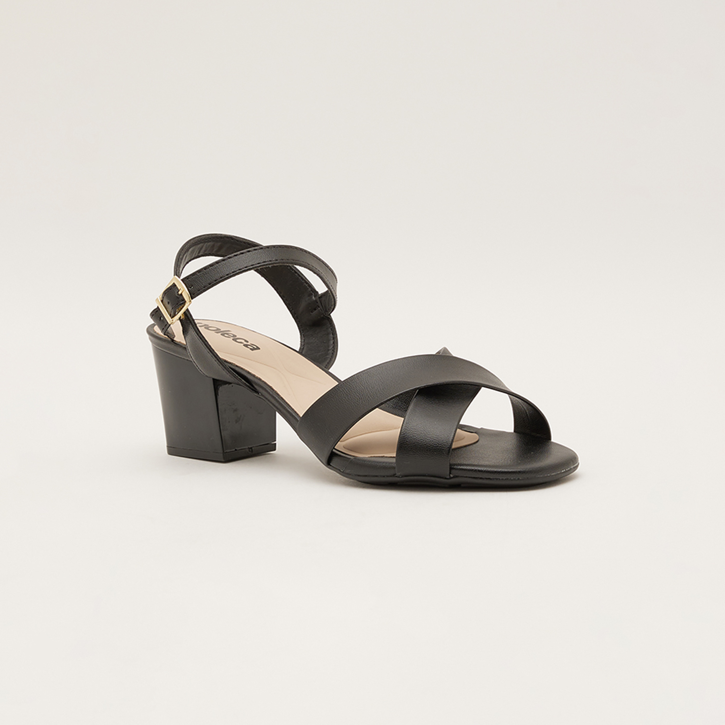 5453-205-9569 | صندل حذاء نسائي بكعب عريض مع رباط للكاحل من موليكا-women-shoes-heels-image-1