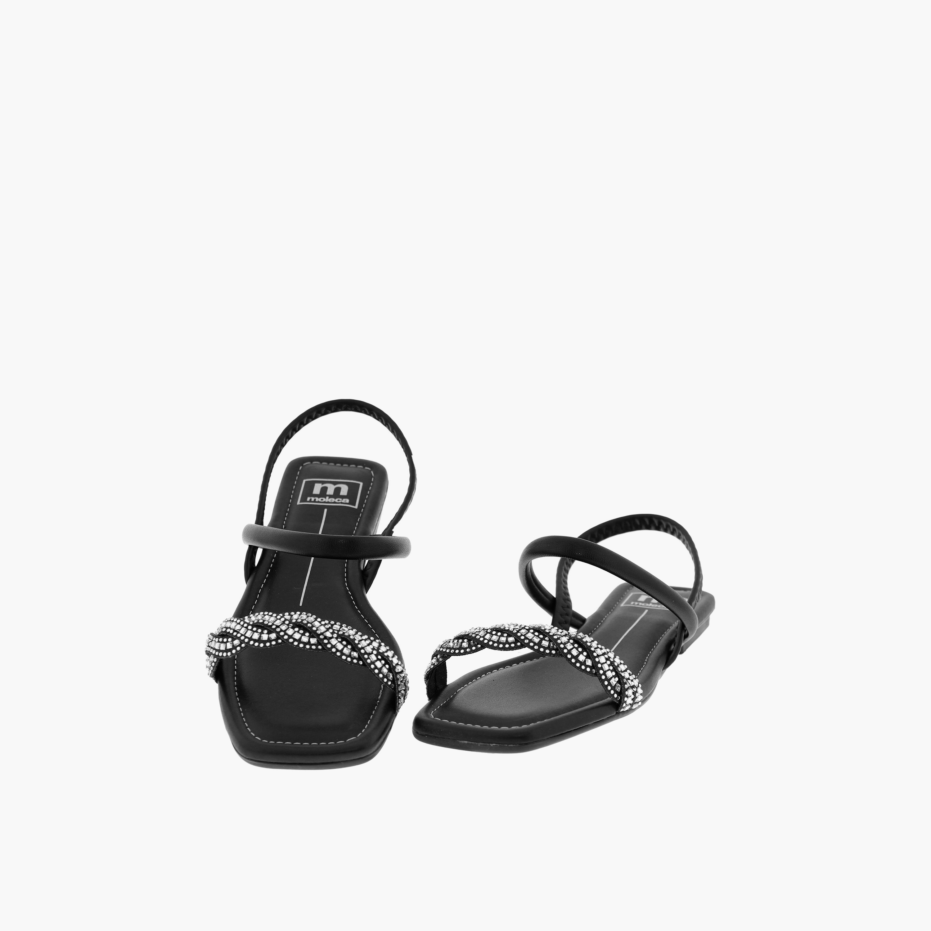 موليكا- صندل كايدي مرن للنساء | 5462-132-28186-94233-women-shoes-sandals-flats-image-4
