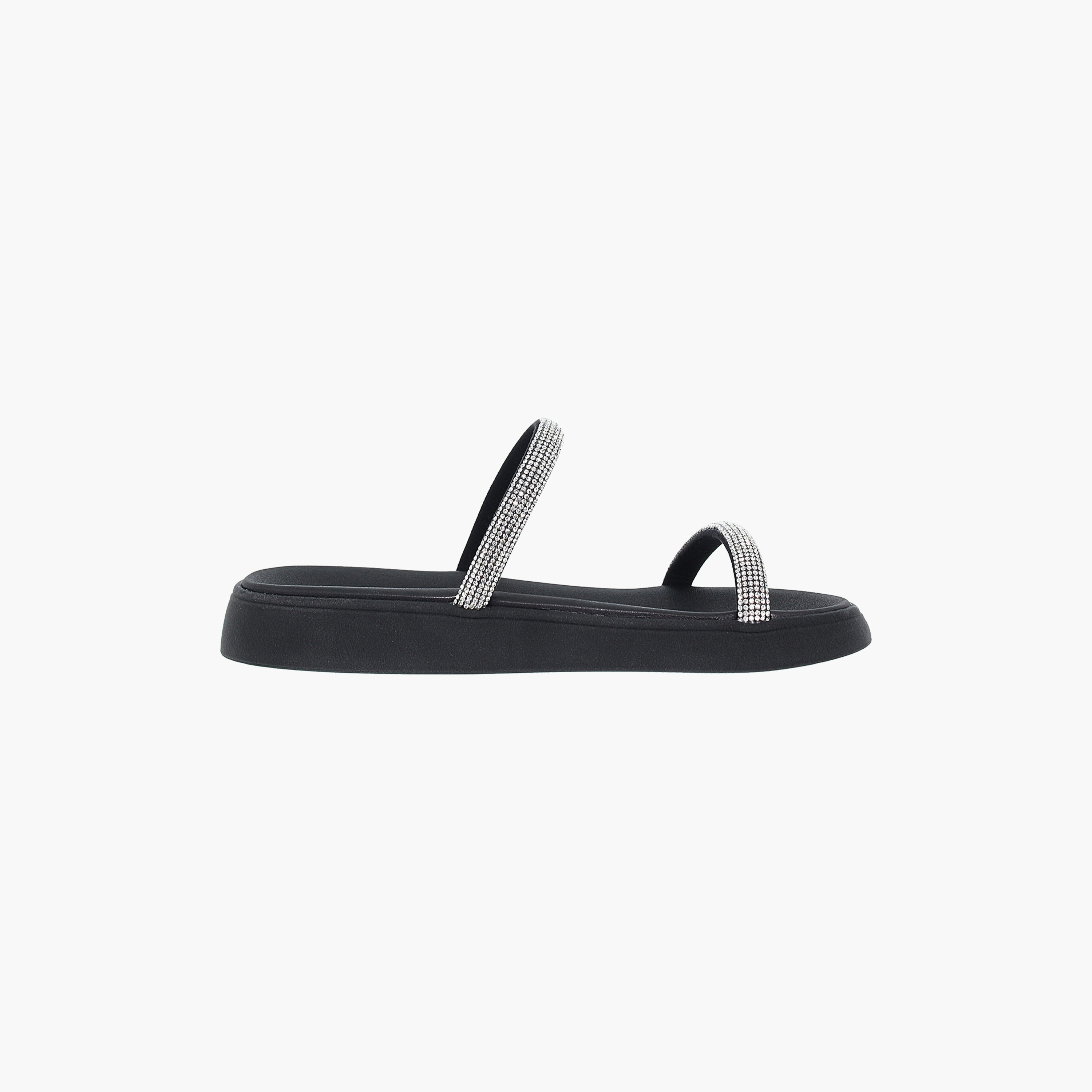 صندل نسائي مريح مسطح مع لمسة من الكريستال من موليكا | 5469-118-17591-women-shoes-sandals-flats-image-2
