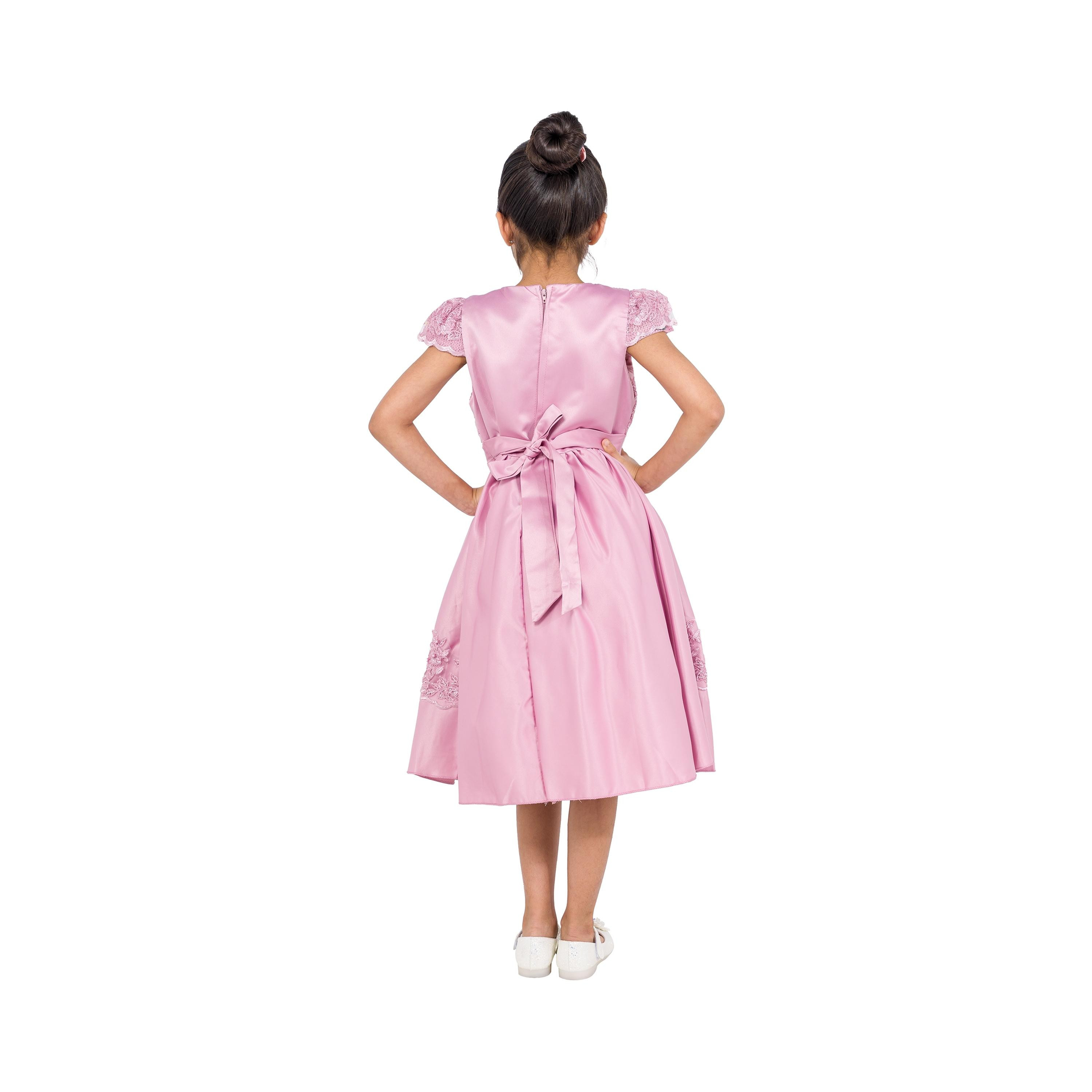 Babyqlo Embellished Cap Sleeves Princess Party Dress-girls-clothing-dressesandjumpsuits-image-2