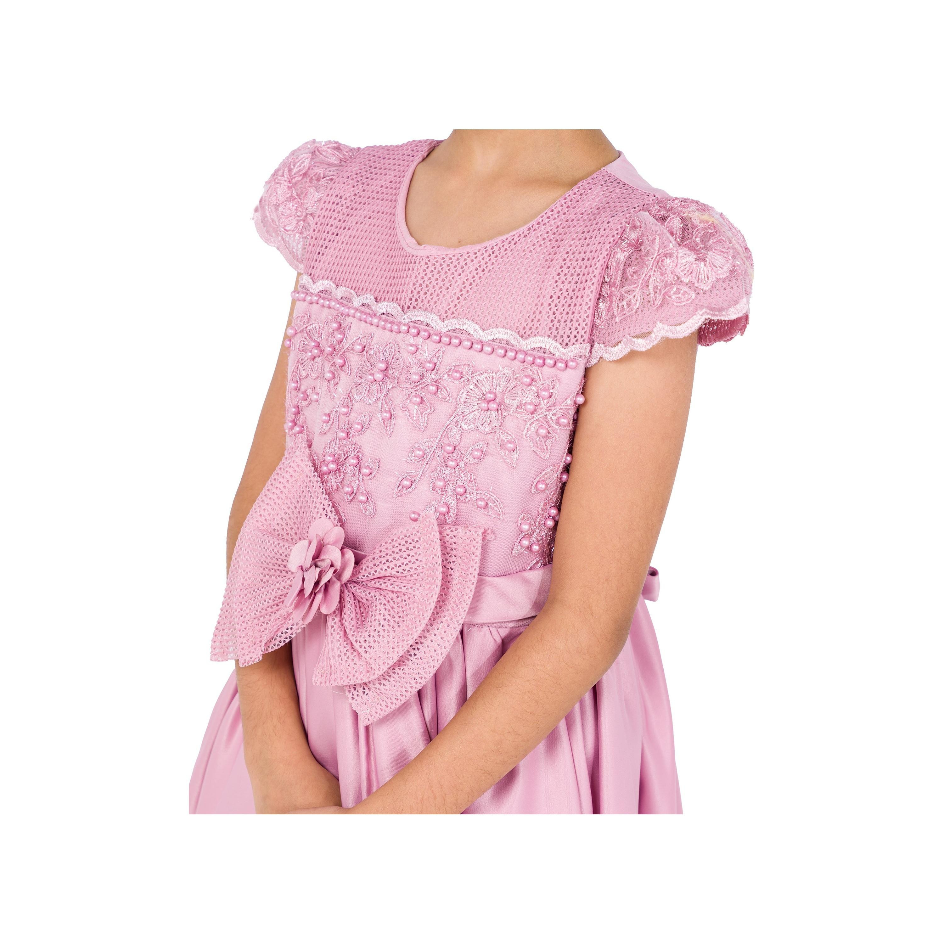 Babyqlo Embellished Cap Sleeves Princess Party Dress-girls-clothing-dressesandjumpsuits-image-5