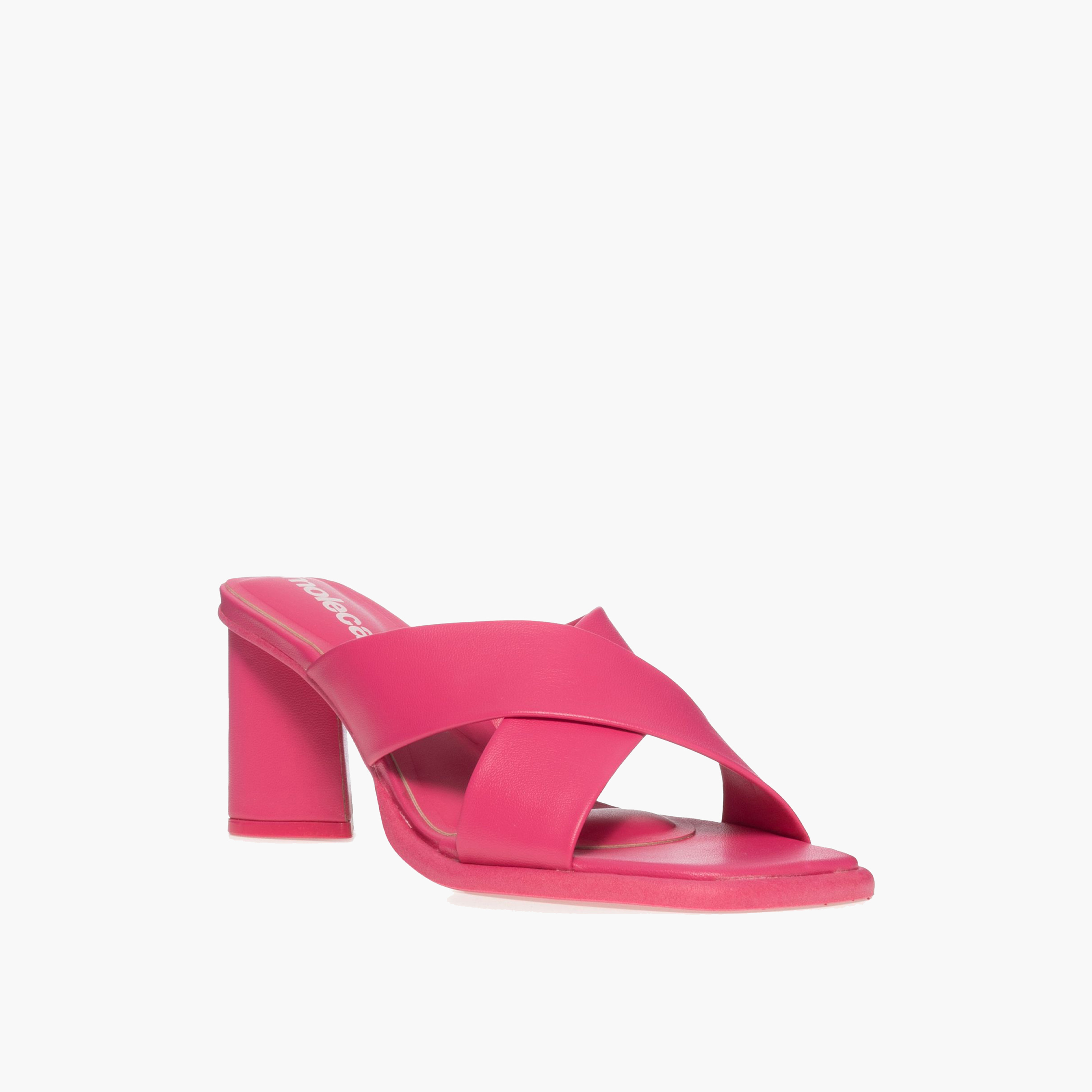 موليكا-  حذاء غرير سهل الارتداء كعب مربع للنساء  | 5477-100-9569-81140-women-shoes-heels-image-1