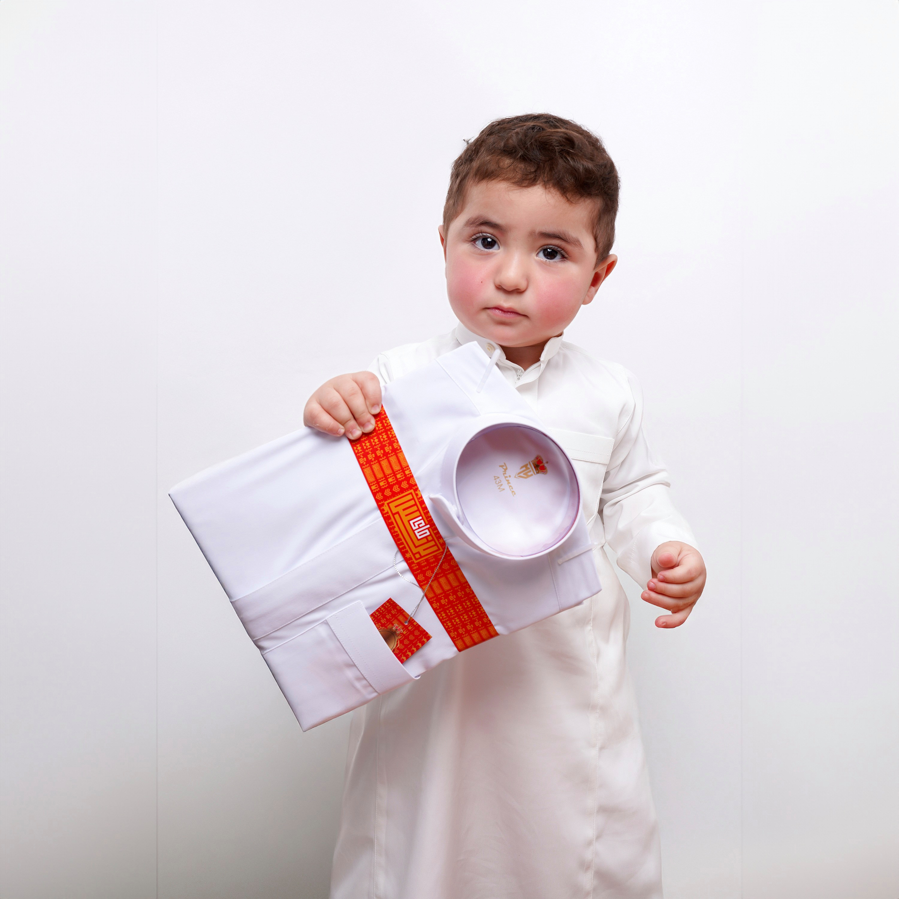 My School Solid Patch Pocket Saudi Thobe with Flowing Fabric - 1-7 Y-boys-arabicclothing-thobes-image-2