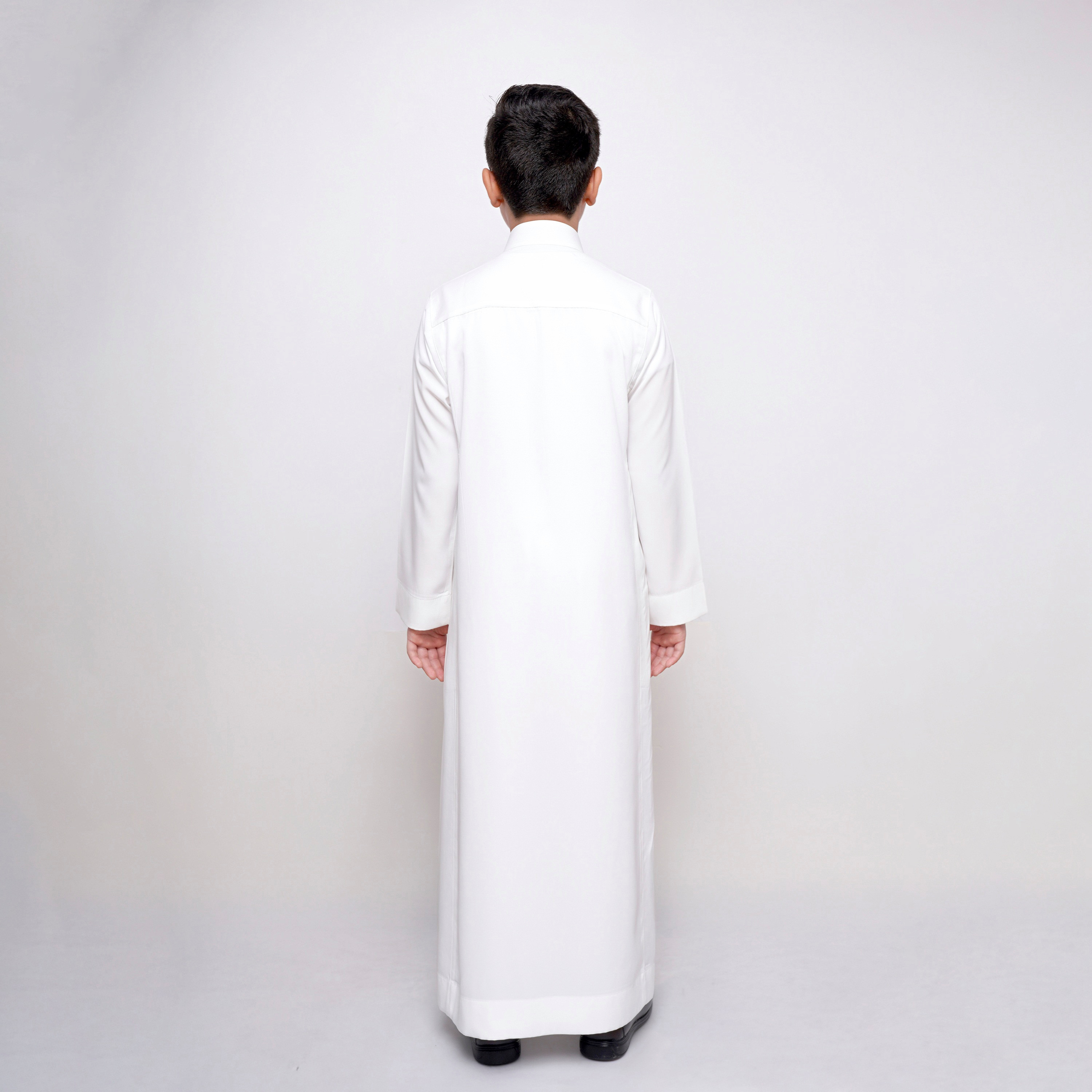 My School Solid Patch Pocket Saudi Thobe with Flowing Fabric - 1-7 Y-boys-arabicclothing-thobes-image-13