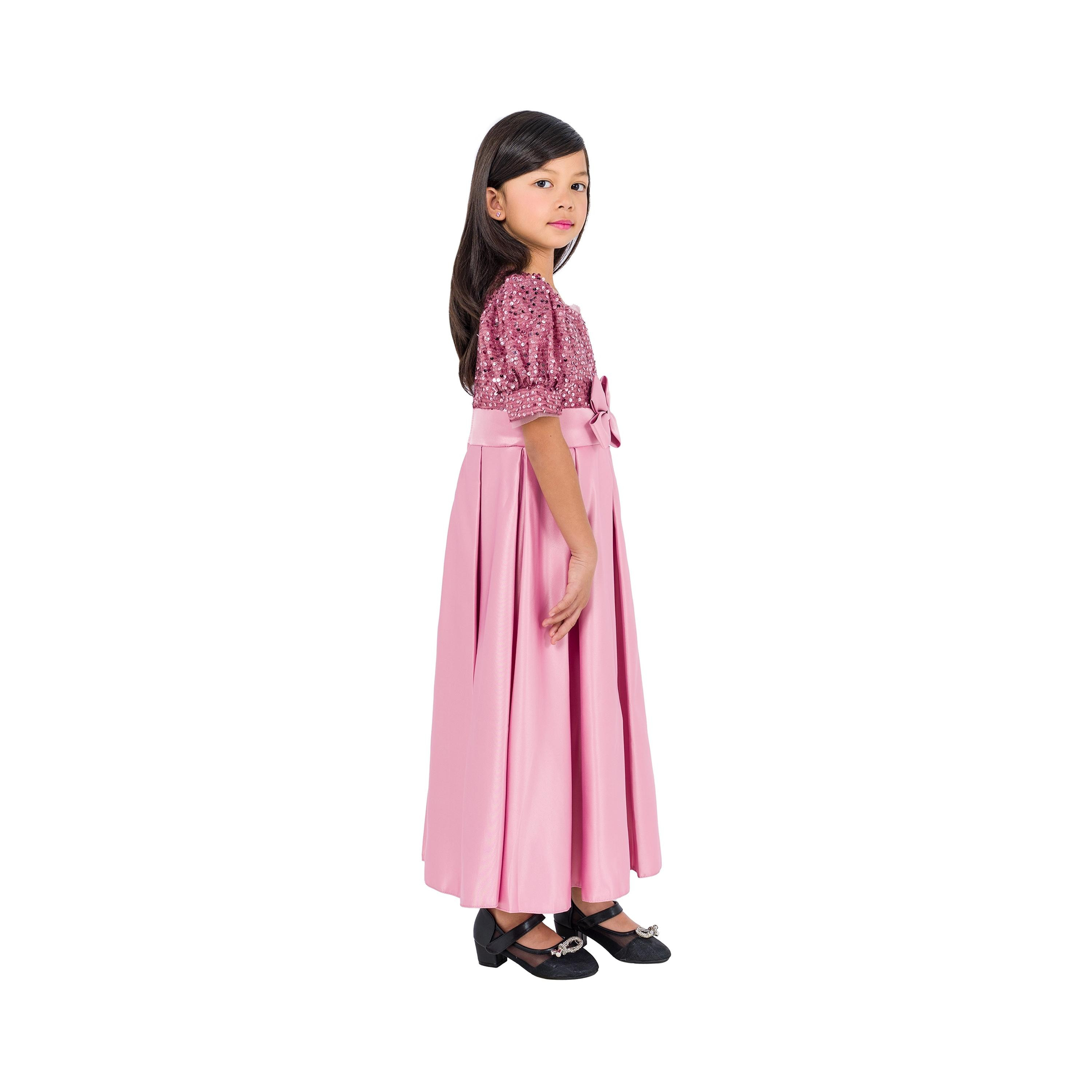 فستان حفلات بأكمام قصيرة ومطرز من بيبيكلو-girls-clothing-dressesandjumpsuits-image-3