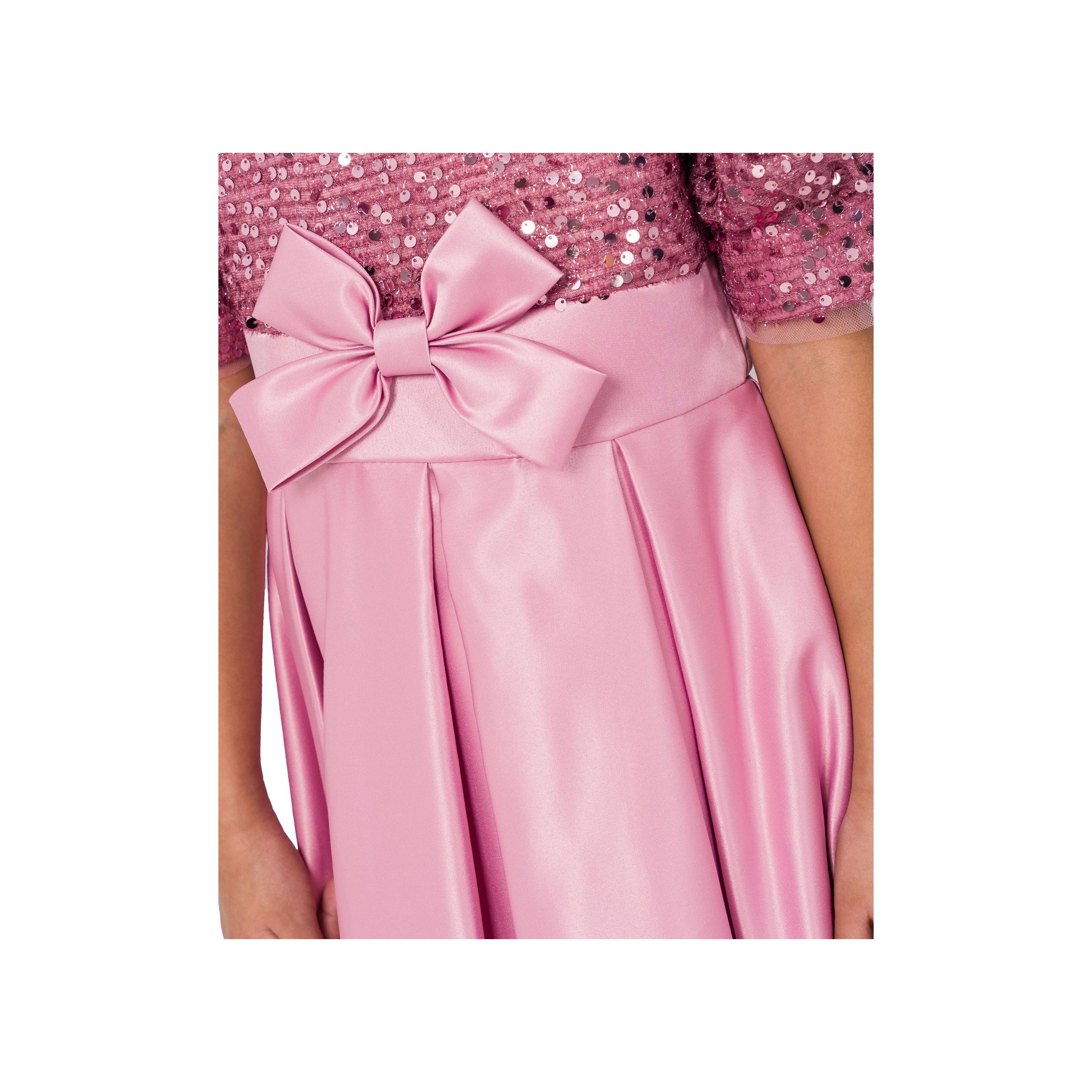 فستان حفلات بأكمام قصيرة ومطرز من بيبيكلو-girls-clothing-dressesandjumpsuits-image-6