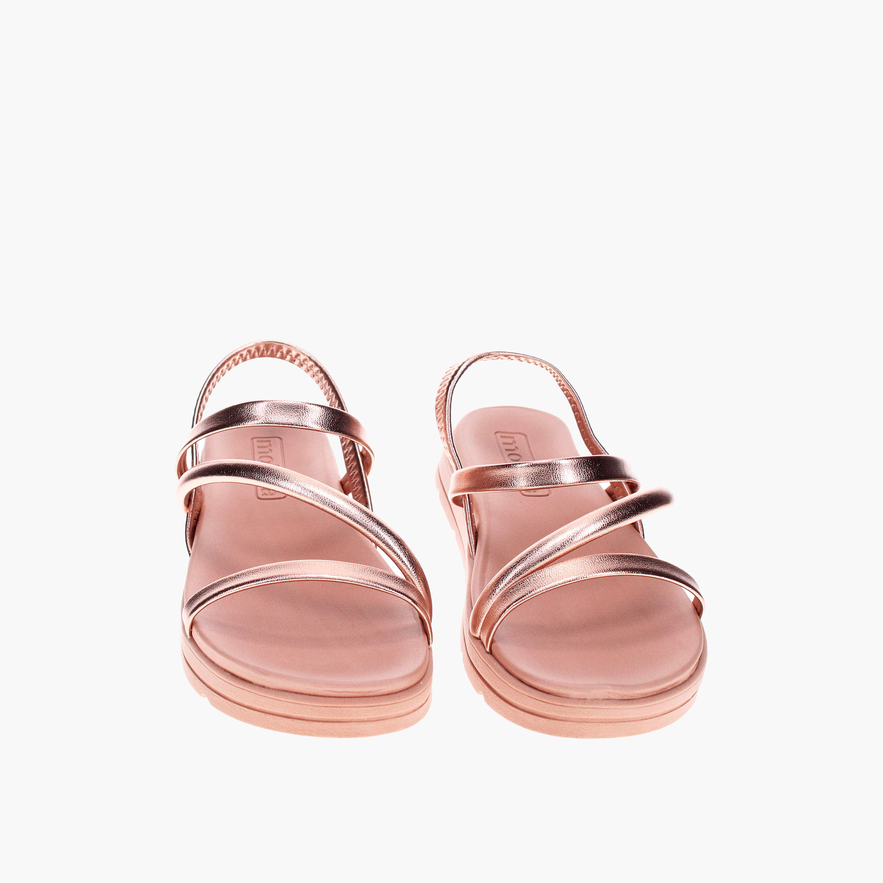 Moleca by Geoomnii Women's Elastic Sil Strap Sandals | 5490-104-26998-23146        -women-shoes-sandals-flats-image-4
