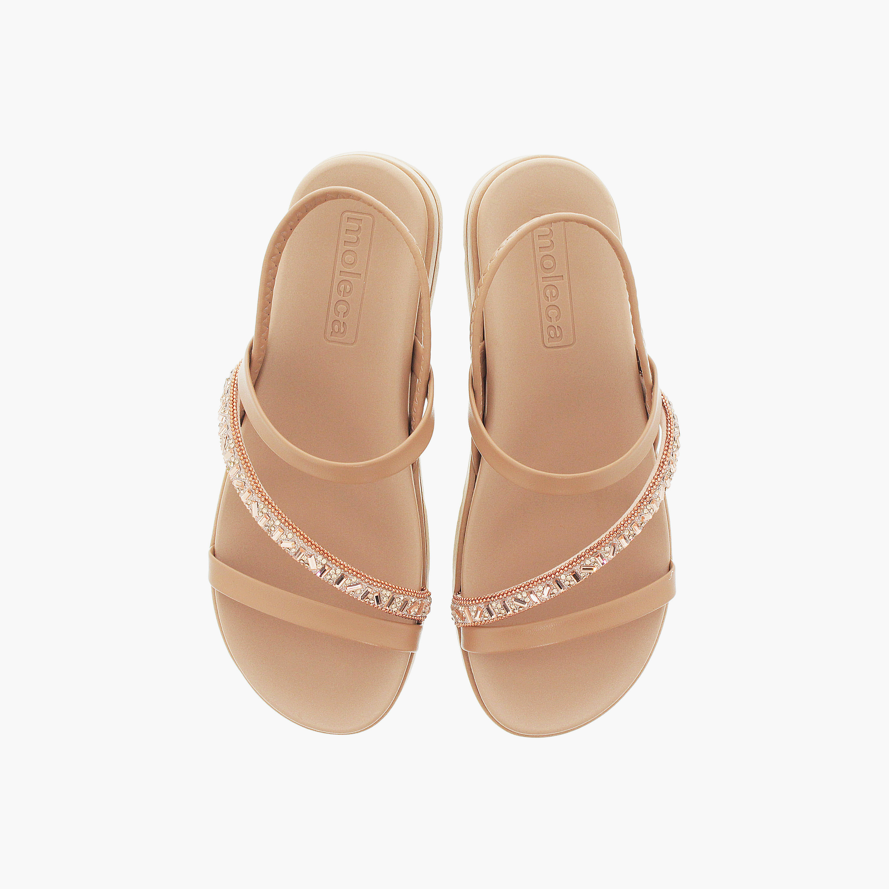 موليكا- صندل نيرا مرن حزام للنساء | 5490-104-28266-98356-women-shoes-sandals-flats-image-4