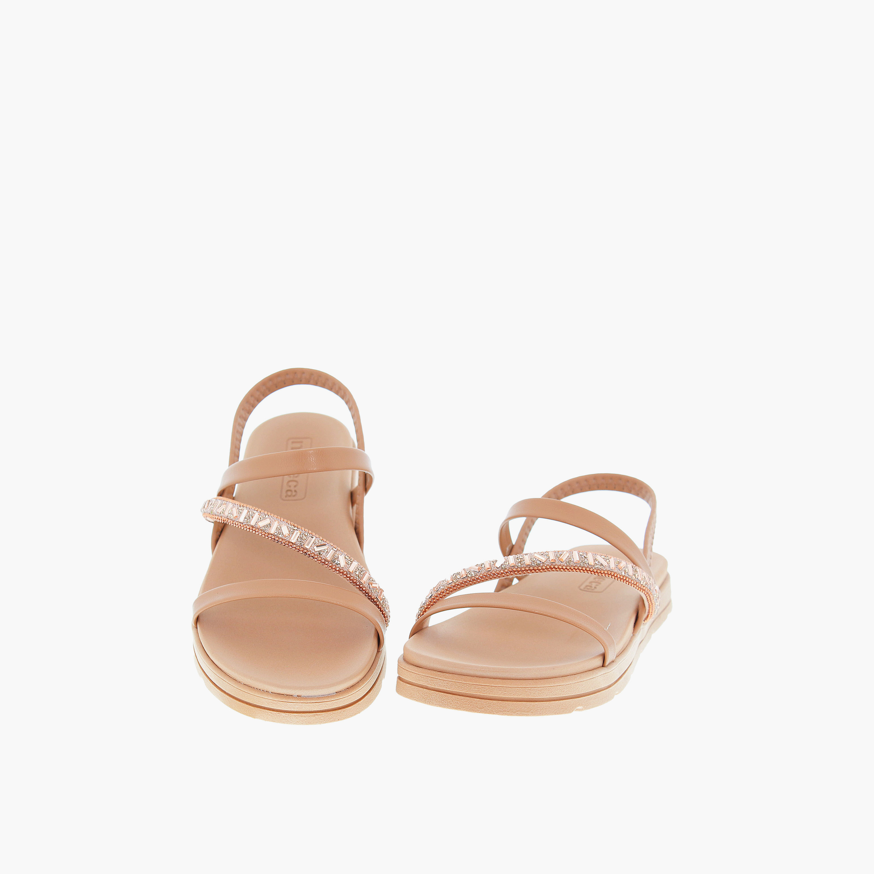 موليكا- صندل نيرا مرن حزام للنساء | 5490-104-28266-98356-women-shoes-sandals-flats-image-2