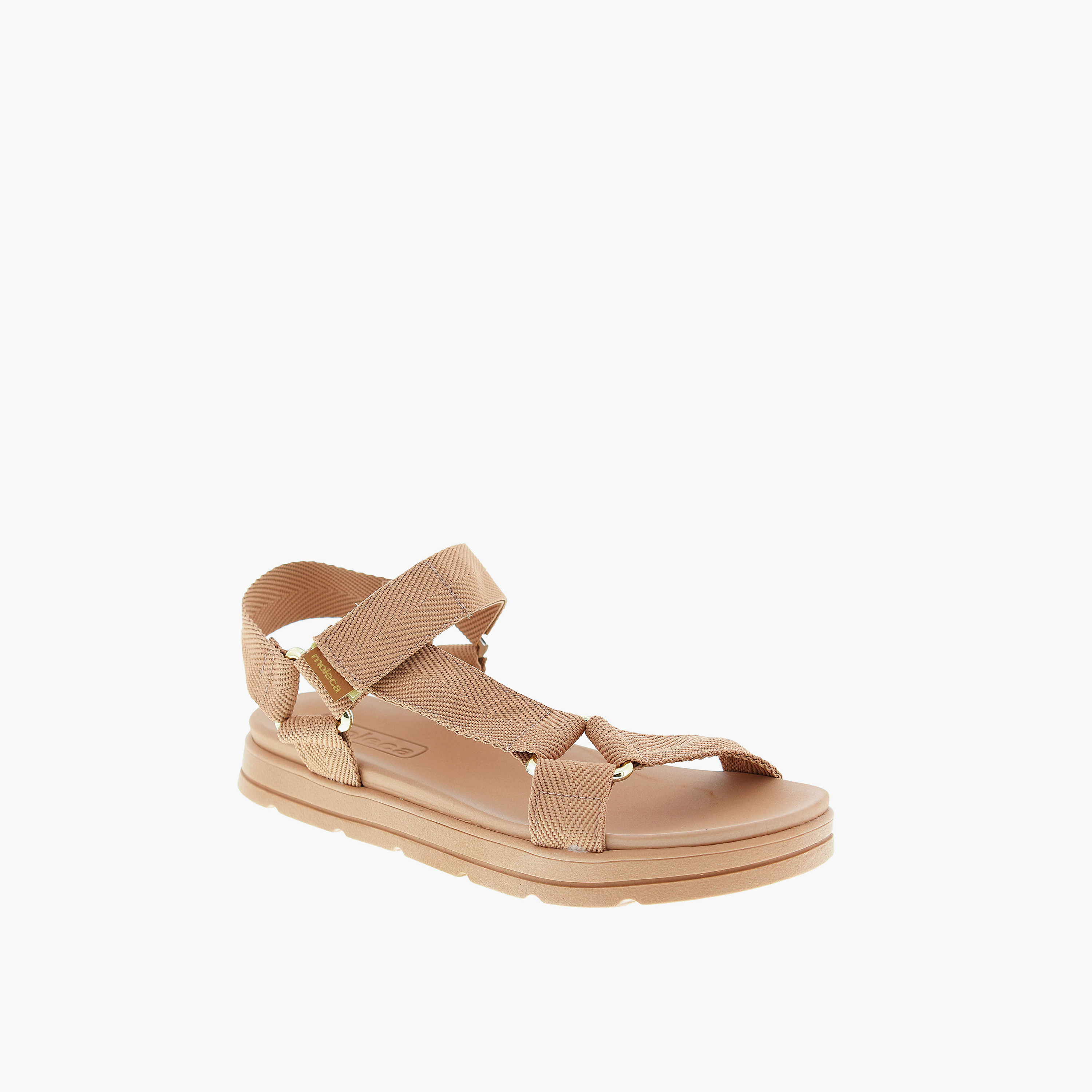 موليكا- صندل لاينا خطاف وحلقة حزام للنساء | 5490-116-26554-52531-women-shoes-sandals-flats-image-1