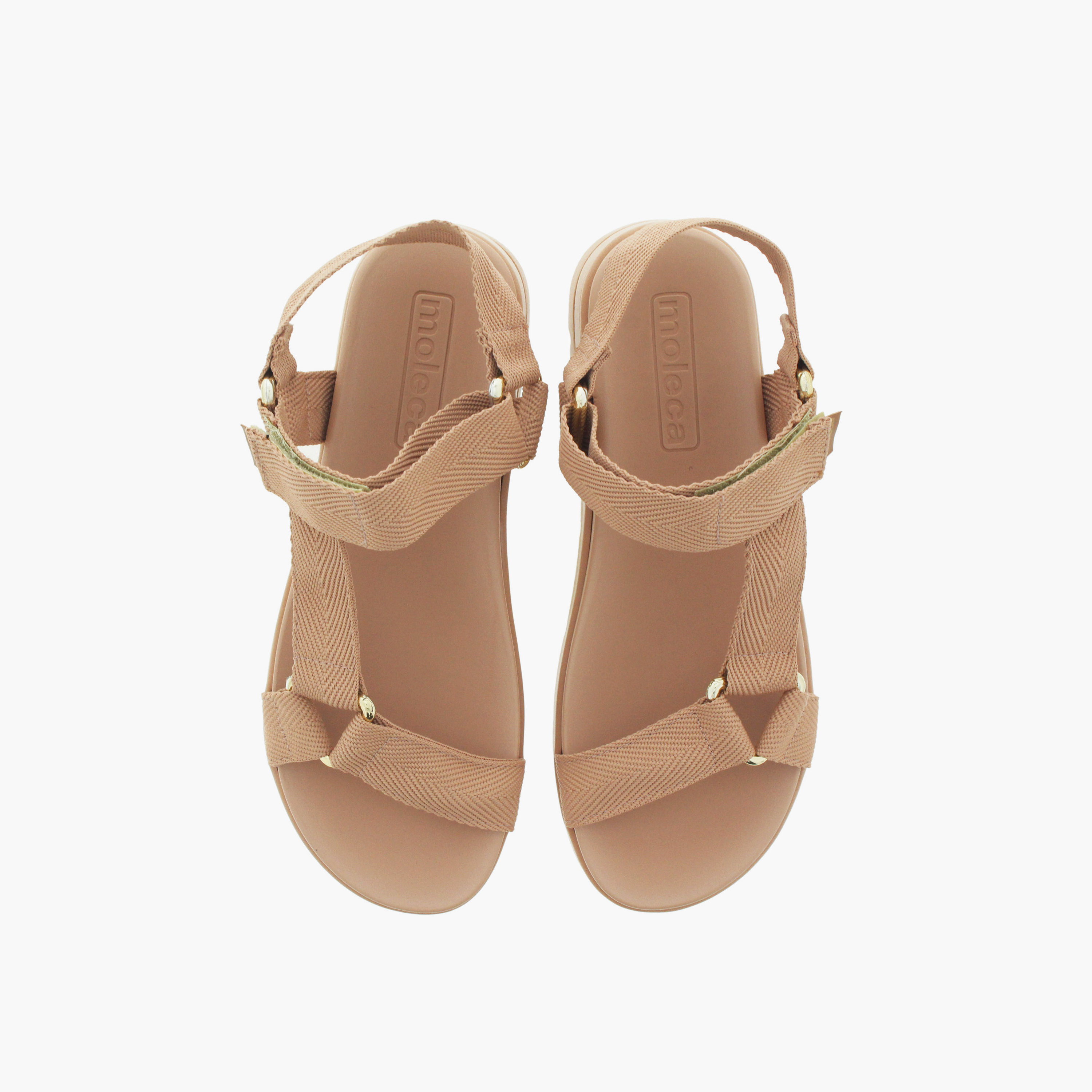 موليكا- صندل لاينا خطاف وحلقة حزام للنساء | 5490-116-26554-52531-women-shoes-sandals-flats-image-2