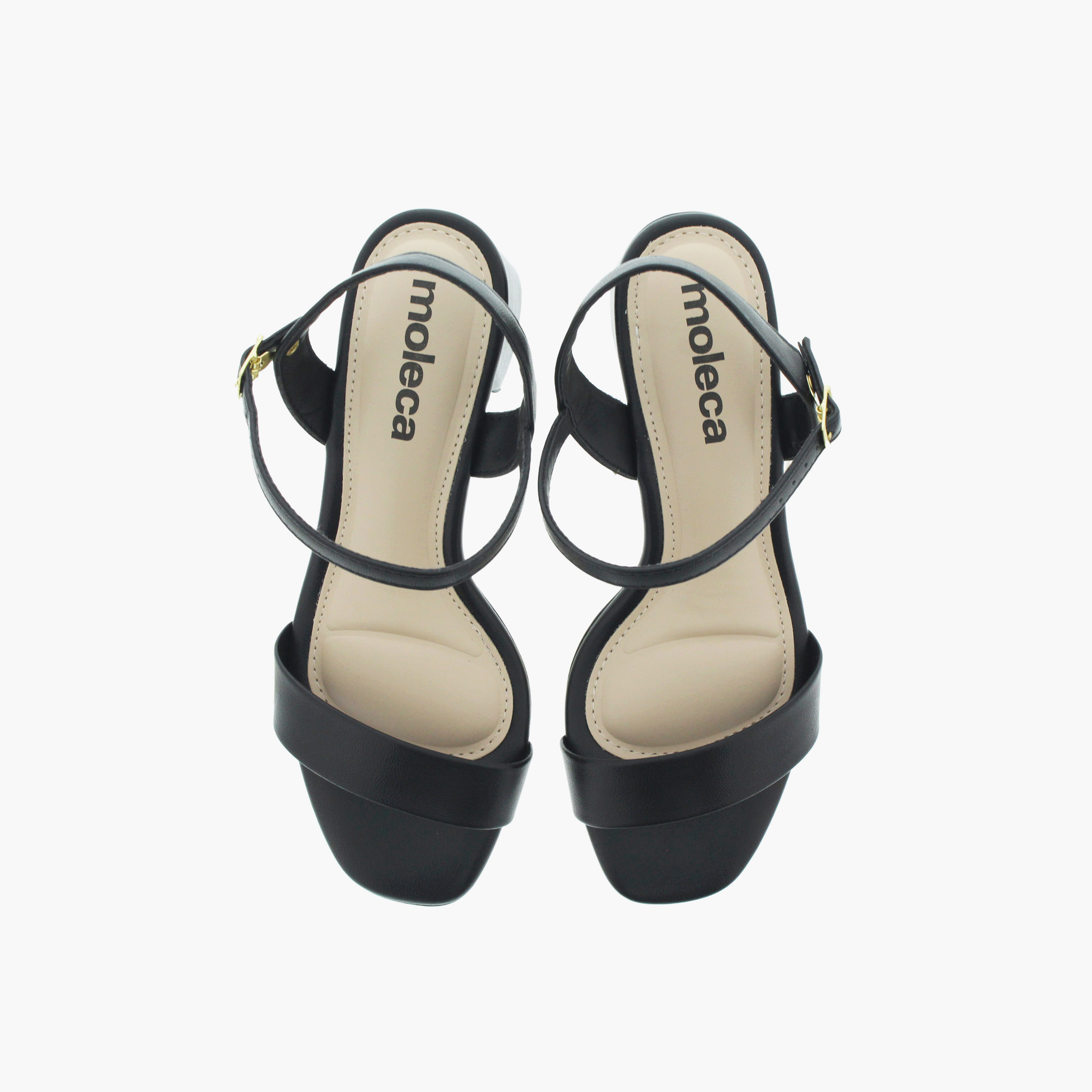 موليكا- حذاء جوناه بكعب مربع بإبزيم للنساء | 5496-101-9569-15745-women-shoes-heels-image-2