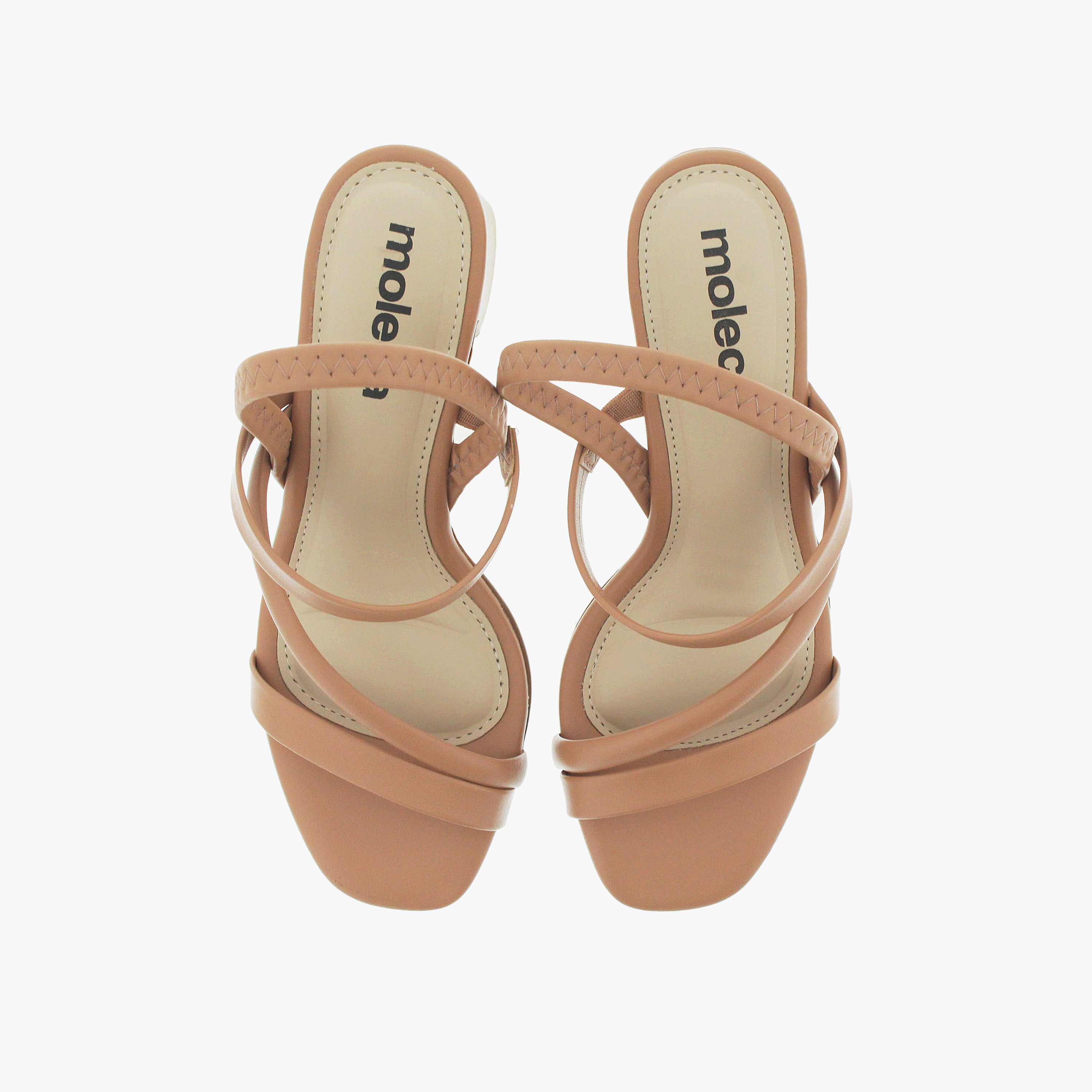 موليكا- حذاء أنثوني بكعب مربع مرن للنساء | 5496-102-27348-52531-women-shoes-heels-image-2