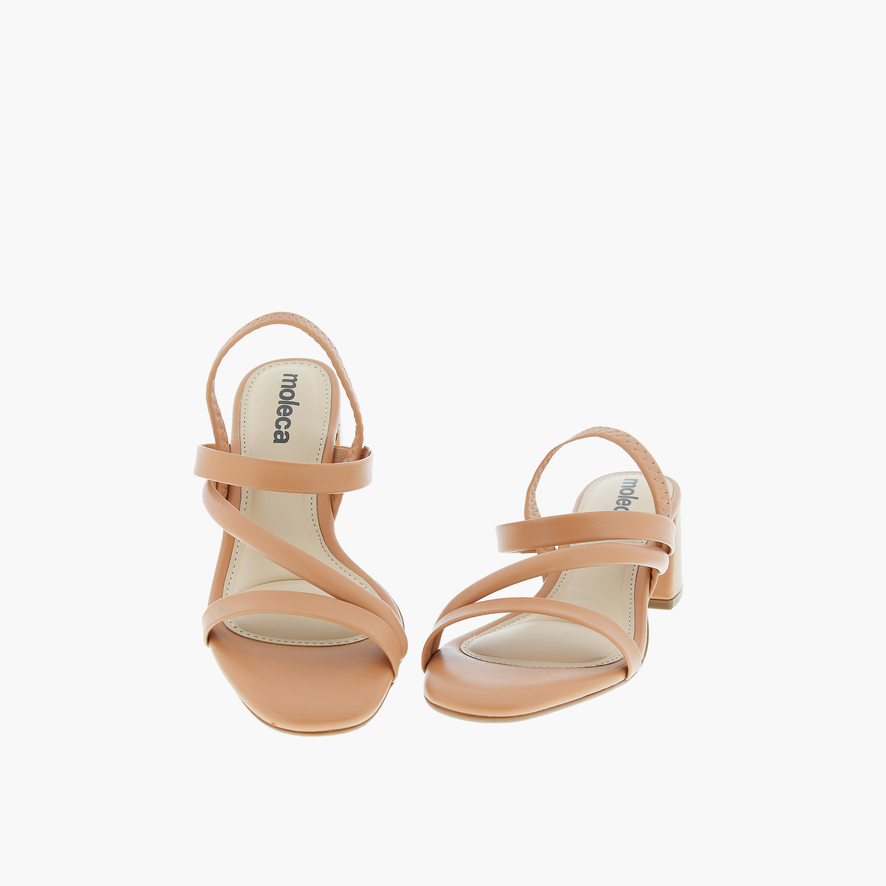 موليكا- حذاء أنثوني بكعب مربع مرن للنساء | 5496-102-27348-52531-women-shoes-heels-image-4