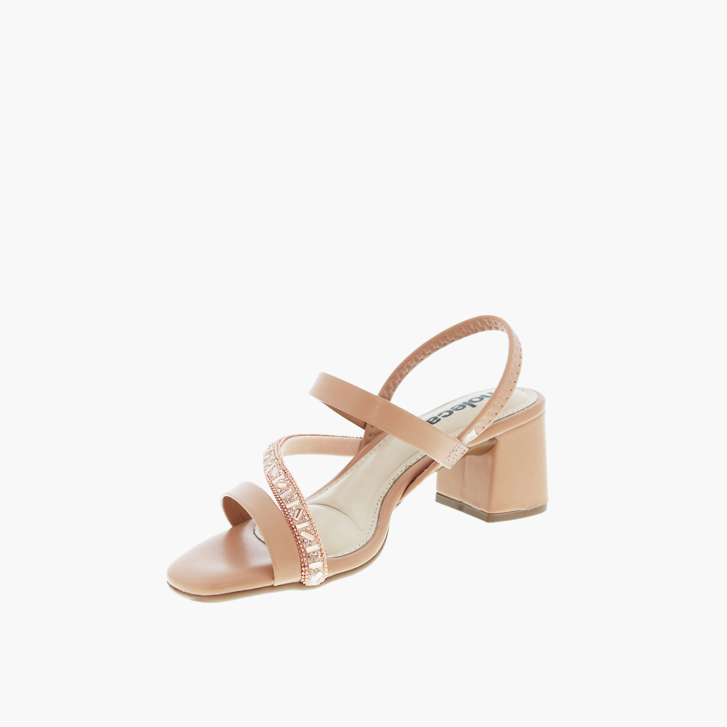 Moleca by Geoomnii Women's Elastic Baeethaeny Block Heels | 5496-102-28428-98356        -women-shoes-heels-image-3