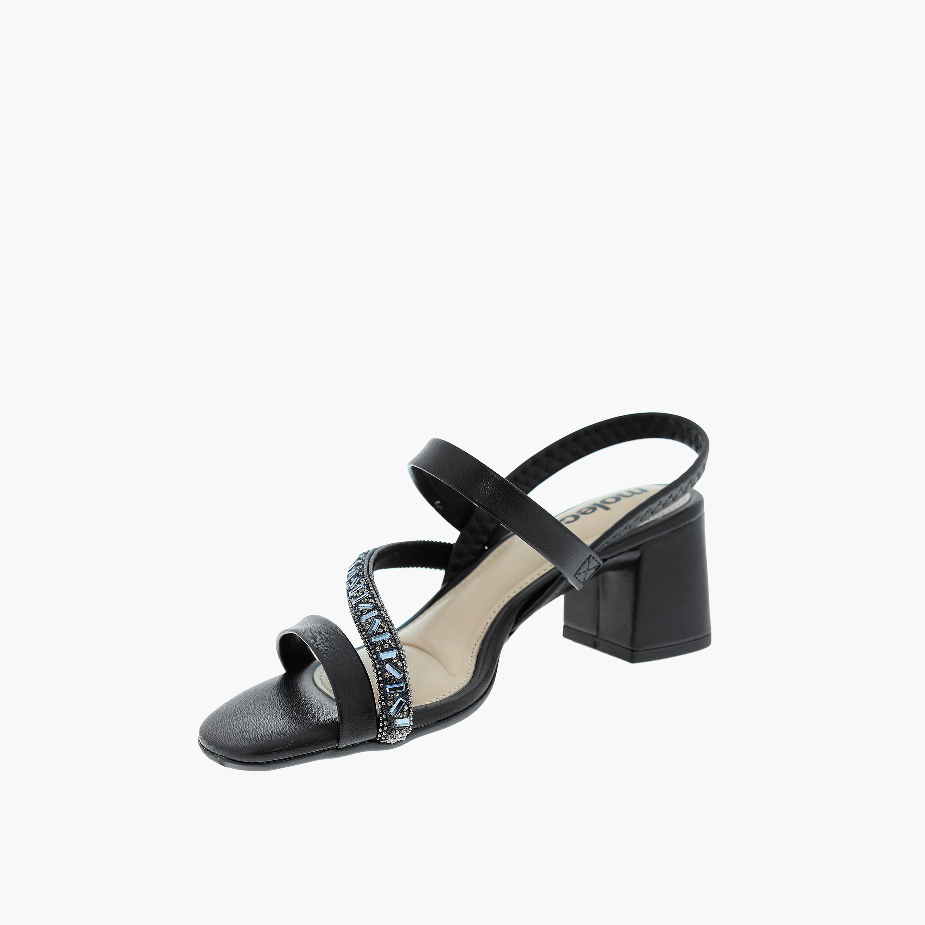 موليكا- حذاء اوستين بكعب مربع مرن للنساء | 5496-102-28428-98380-women-shoes-heels-image-3