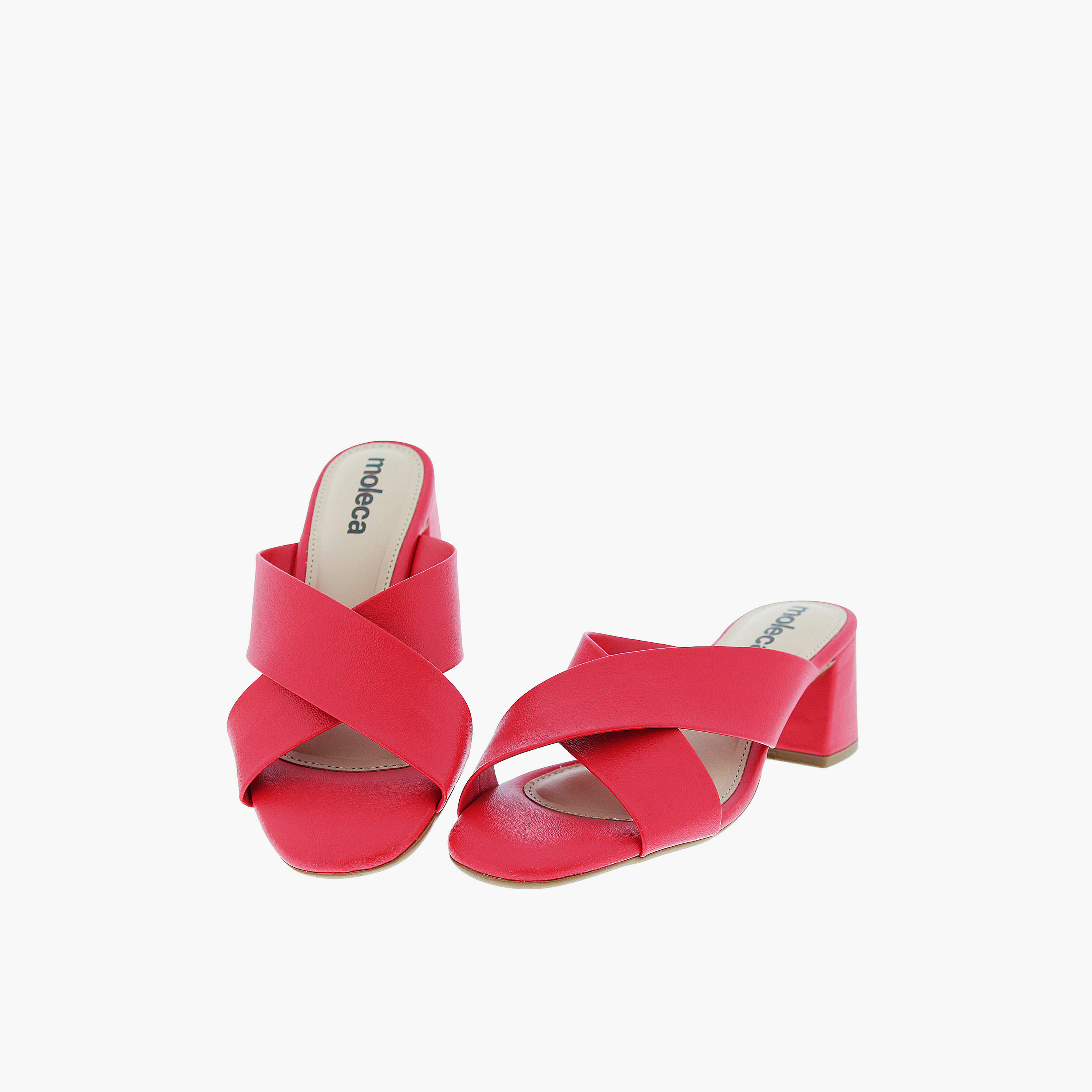 Moleca by Geoomnii Women's Slip On Block Heels | 5496-110-9569-86347        -women-shoes-heels-image-4