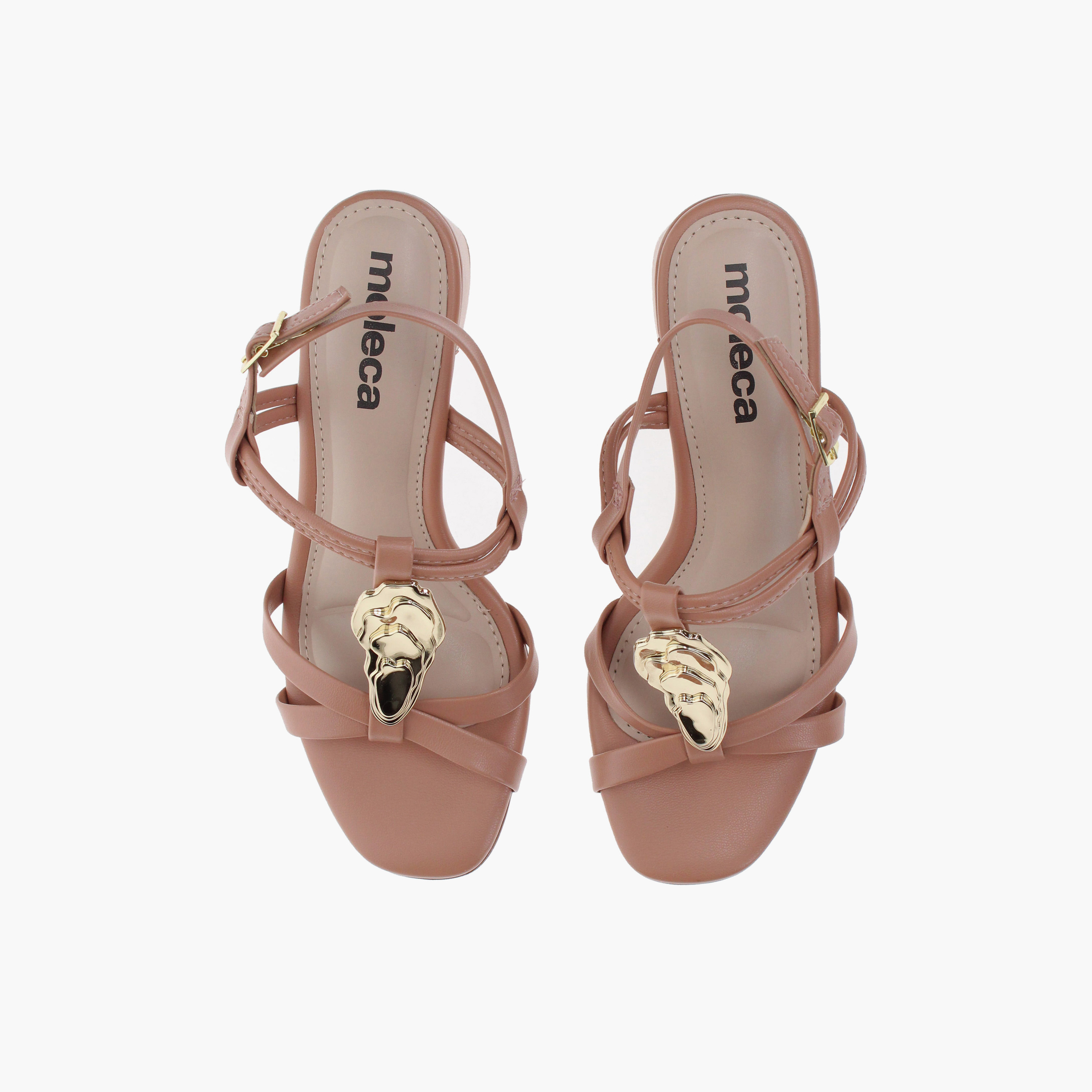موليكا - صندل جورجينا1 للنساء ذو الحزام العريض والمشبك | 5496-118-9569-52531-women-shoes-heels-image-5