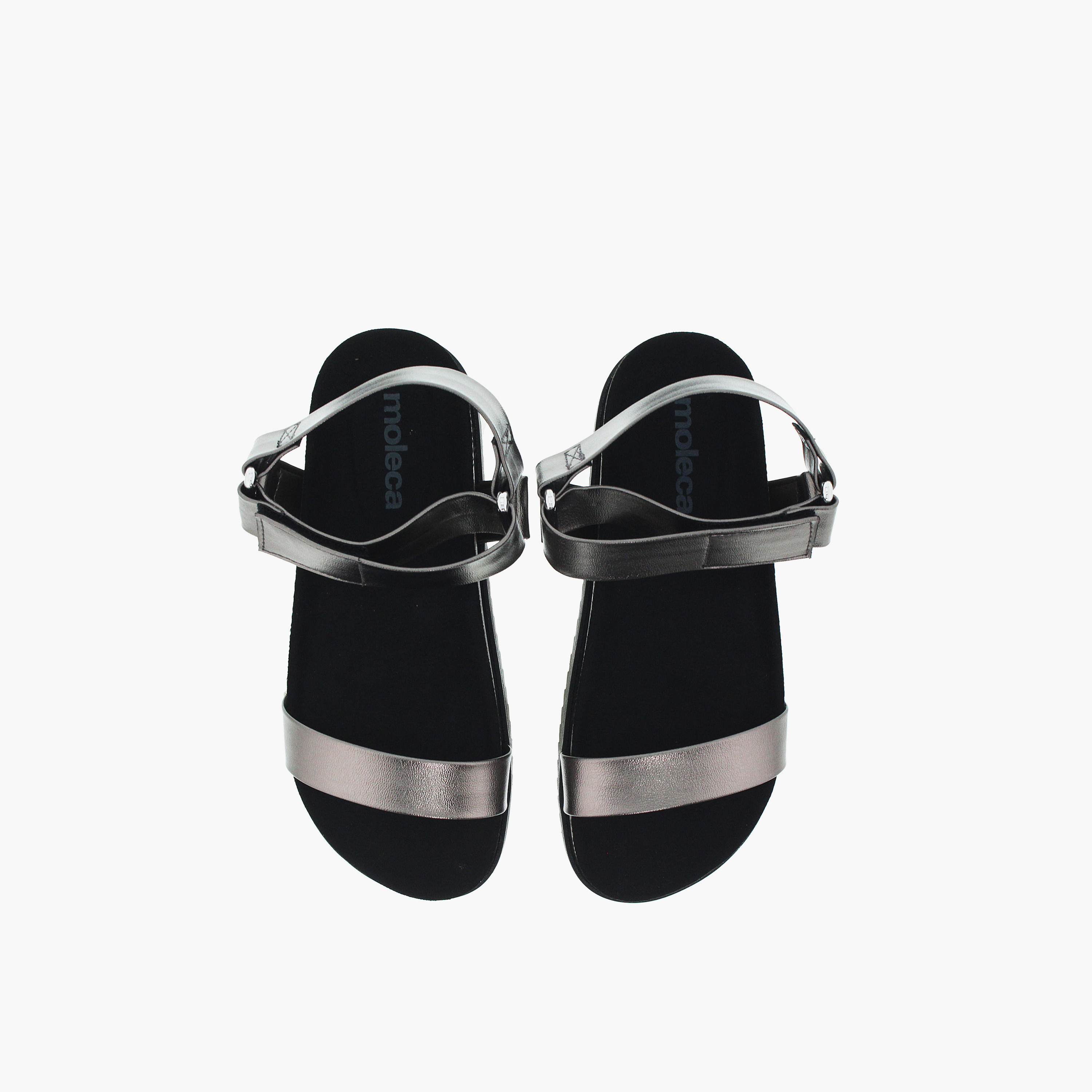 Moleca by Geoomnii Women's Hook & Loop Caerolinaee Strap Sandals | 5500-101-14710-74941      -women-shoes-sandals-flats-image-2