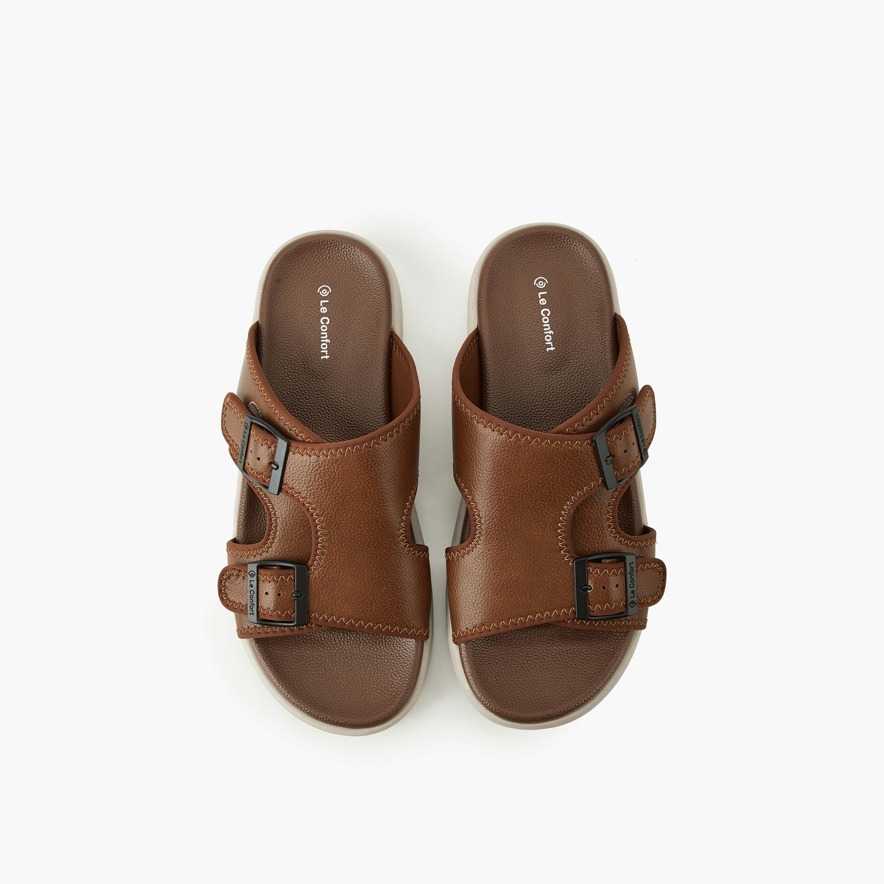 صندل مريح بحزاك بإبزيم للرجال من لو كونفورت-men-shoes-sandals-image-1