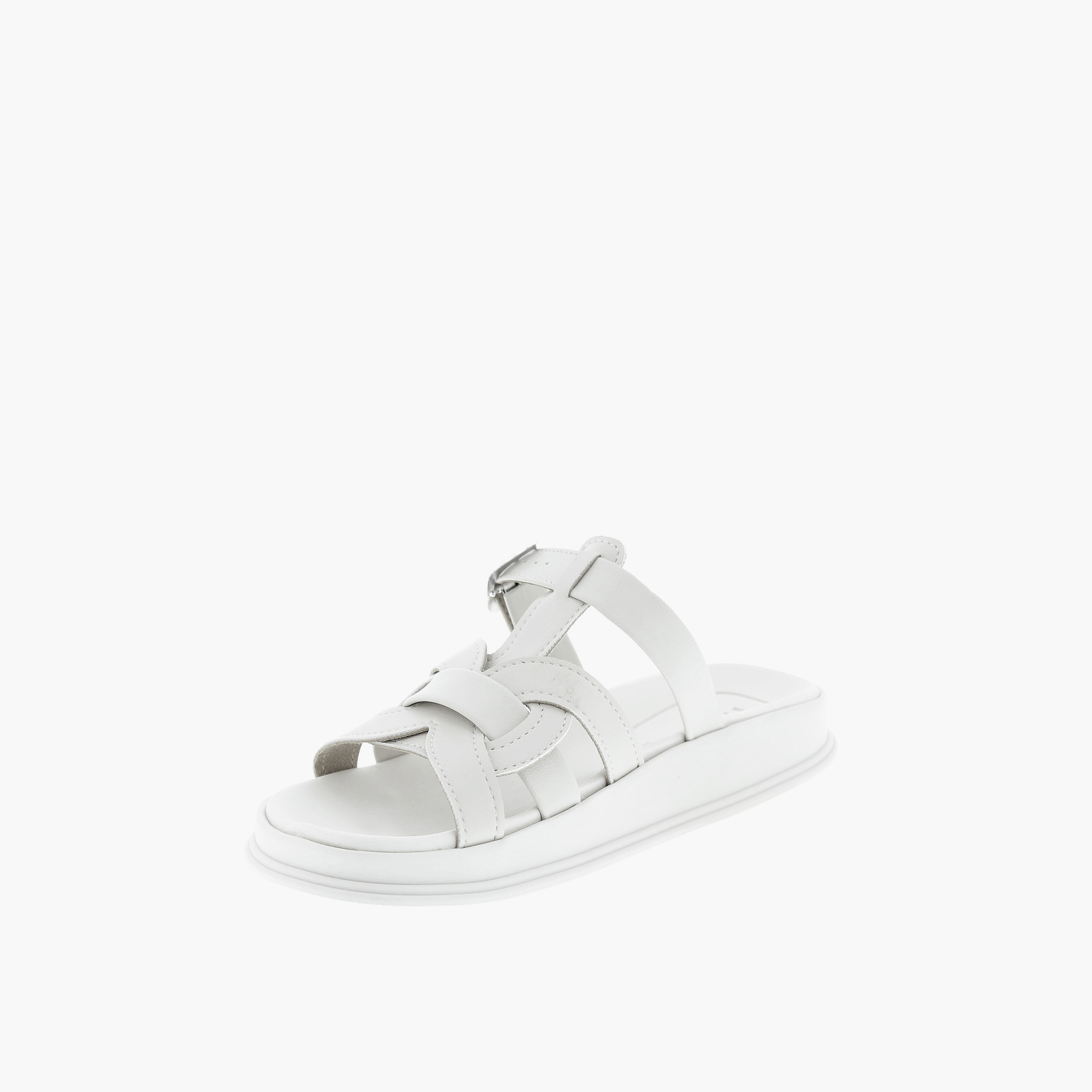 موليكا- صندل غابرييلا بإبزيم حزام للنساء | 5509-102-9569-35312-women-shoes-sandals-flats-image-3