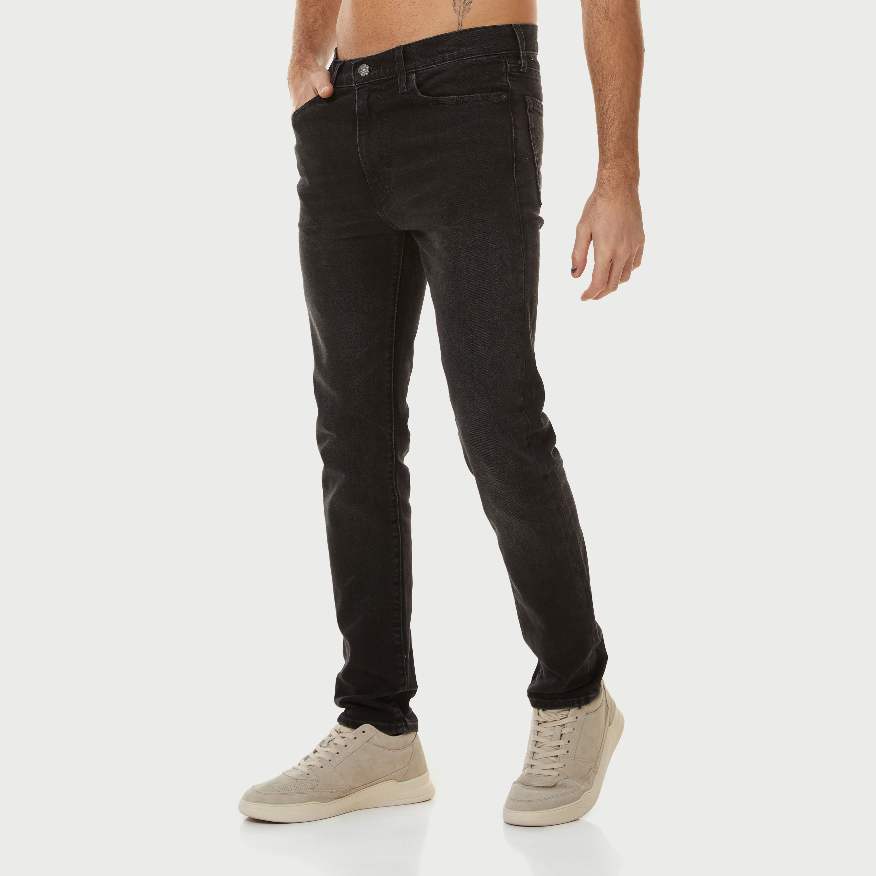 Levi black skinny jeans hot sale mens