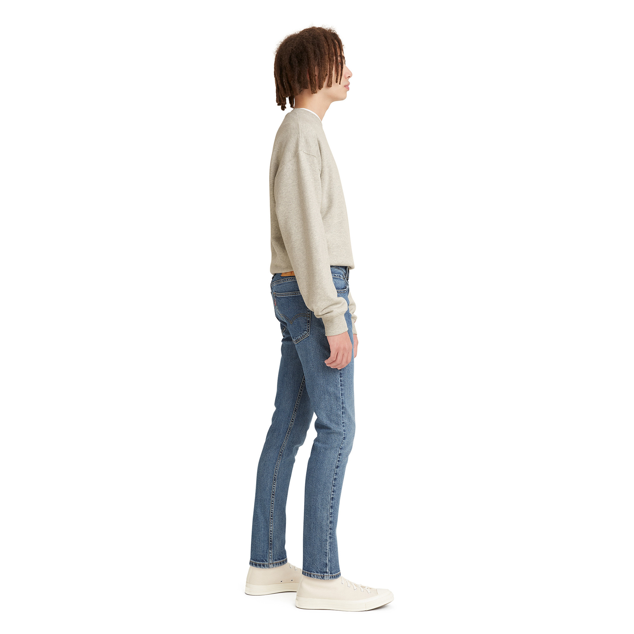 Levi's Men 514 Blue Solid Skinny Fit Jeans with Button & Zip Closure-men-clothing-bottoms-jeans-image-3