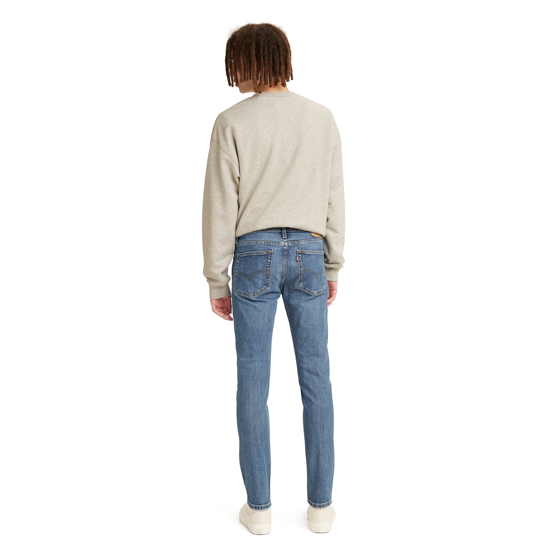 Levi's Men 514 Blue Solid Skinny Fit Jeans with Button & Zip Closure-men-clothing-bottoms-jeans-image-4