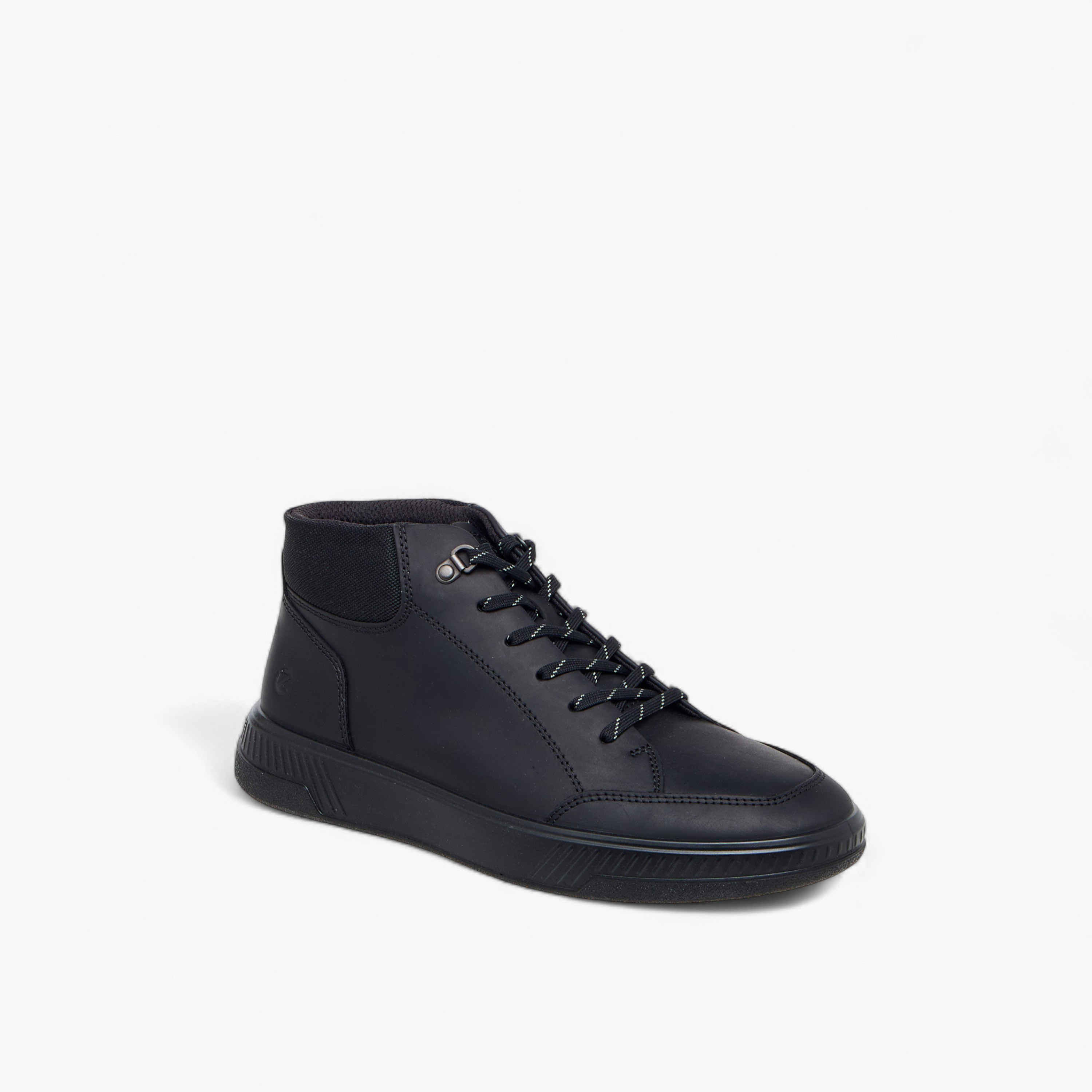 Ecco Men Move M Lace-Up Leather High Cut Sneakers-men-shoes-sneakers-image-2